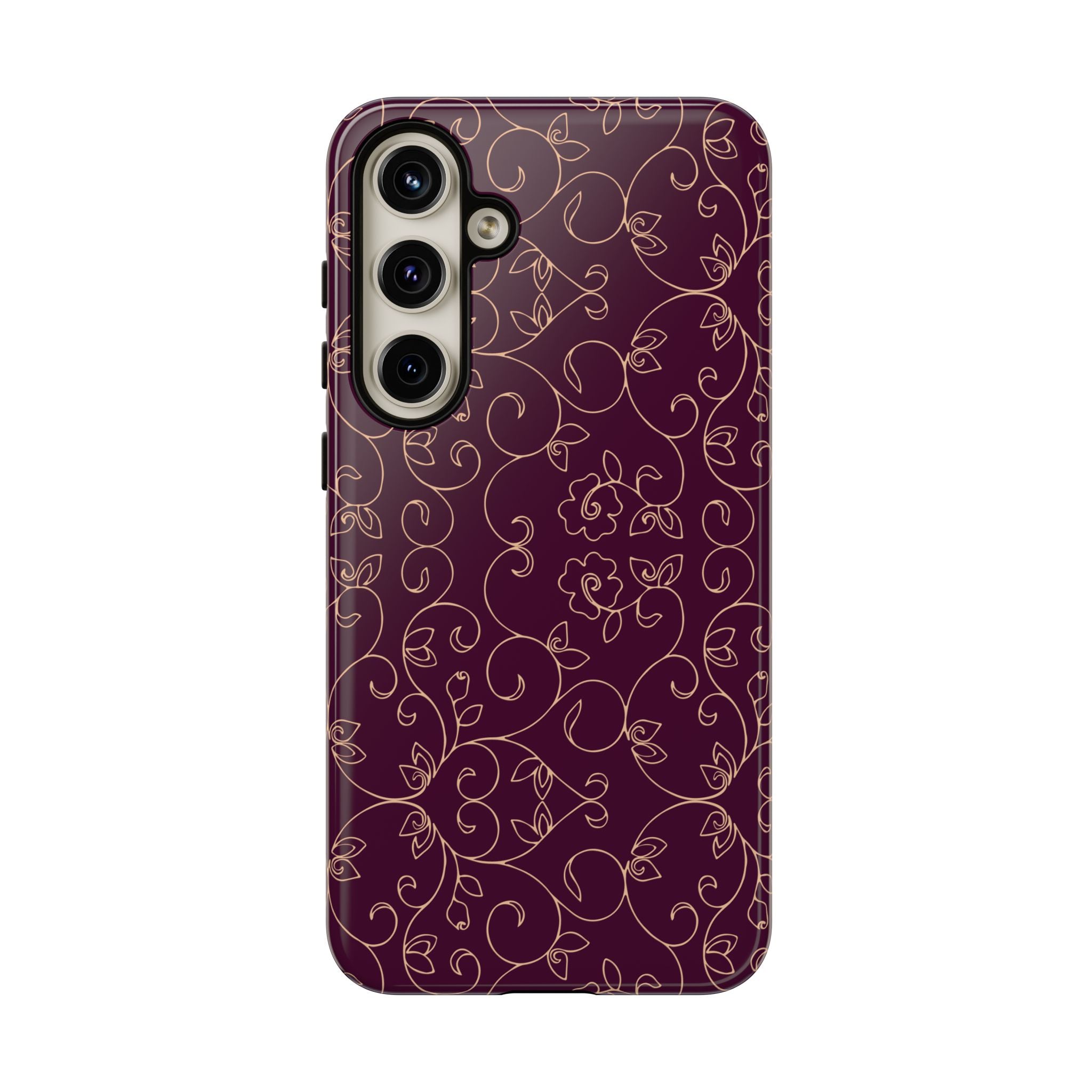 Elegant Floral Phone Case | Durable Mobile Cover, Gift for Her, Floral Design, Stylish Accessory, Phone Protection
