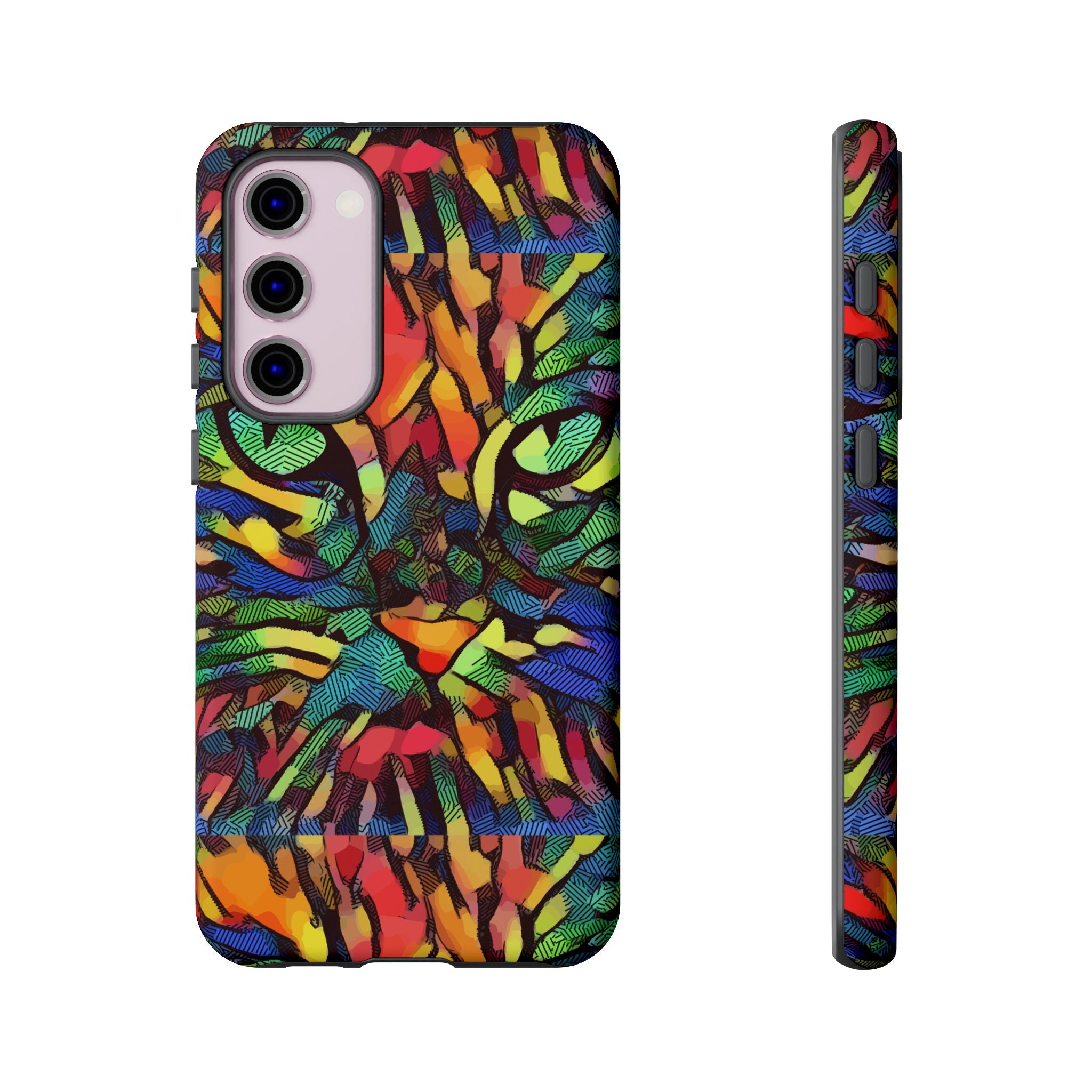 Colorful Phone Cases for Vibrant Style - Tough Cases, Unique Gifts, Animal Print, Artistic Design, Phone Accessories, Eco-Friendly