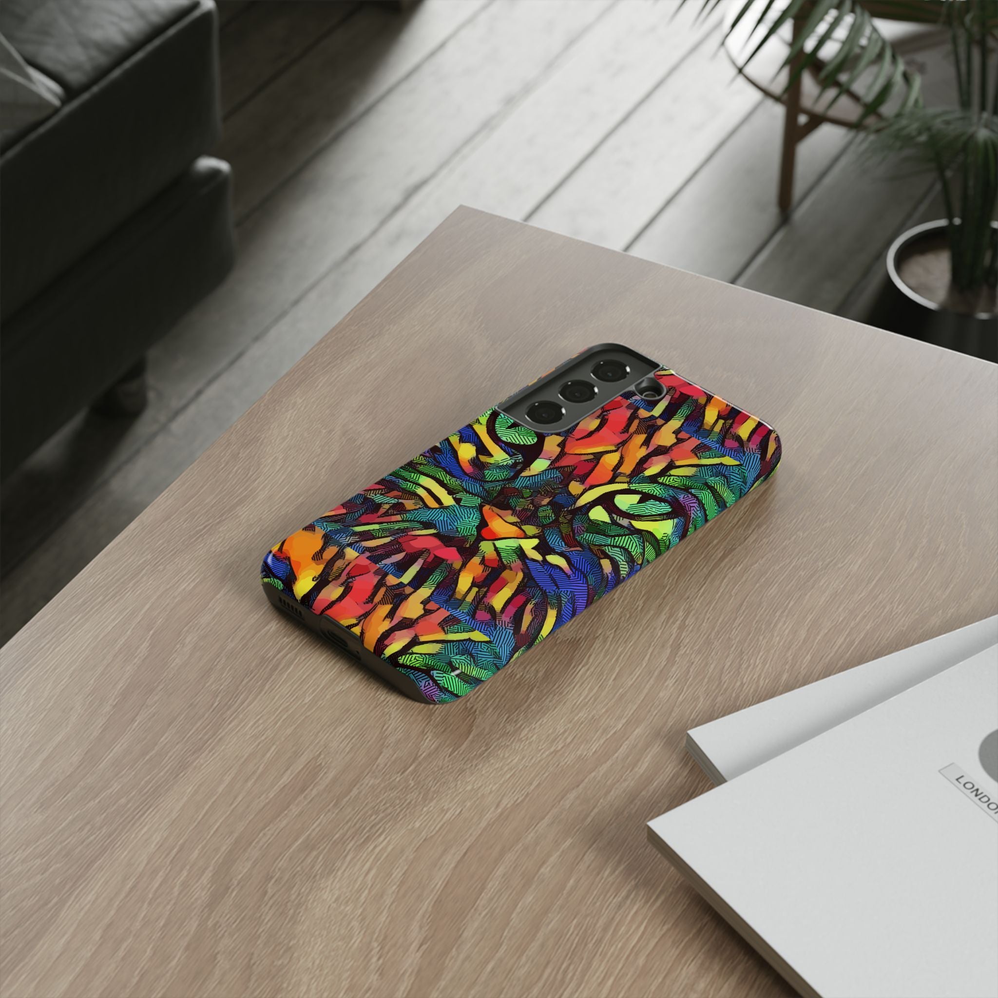 Colorful Phone Cases for Vibrant Style - Tough Cases, Unique Gifts, Animal Print, Artistic Design, Phone Accessories, Eco-Friendly