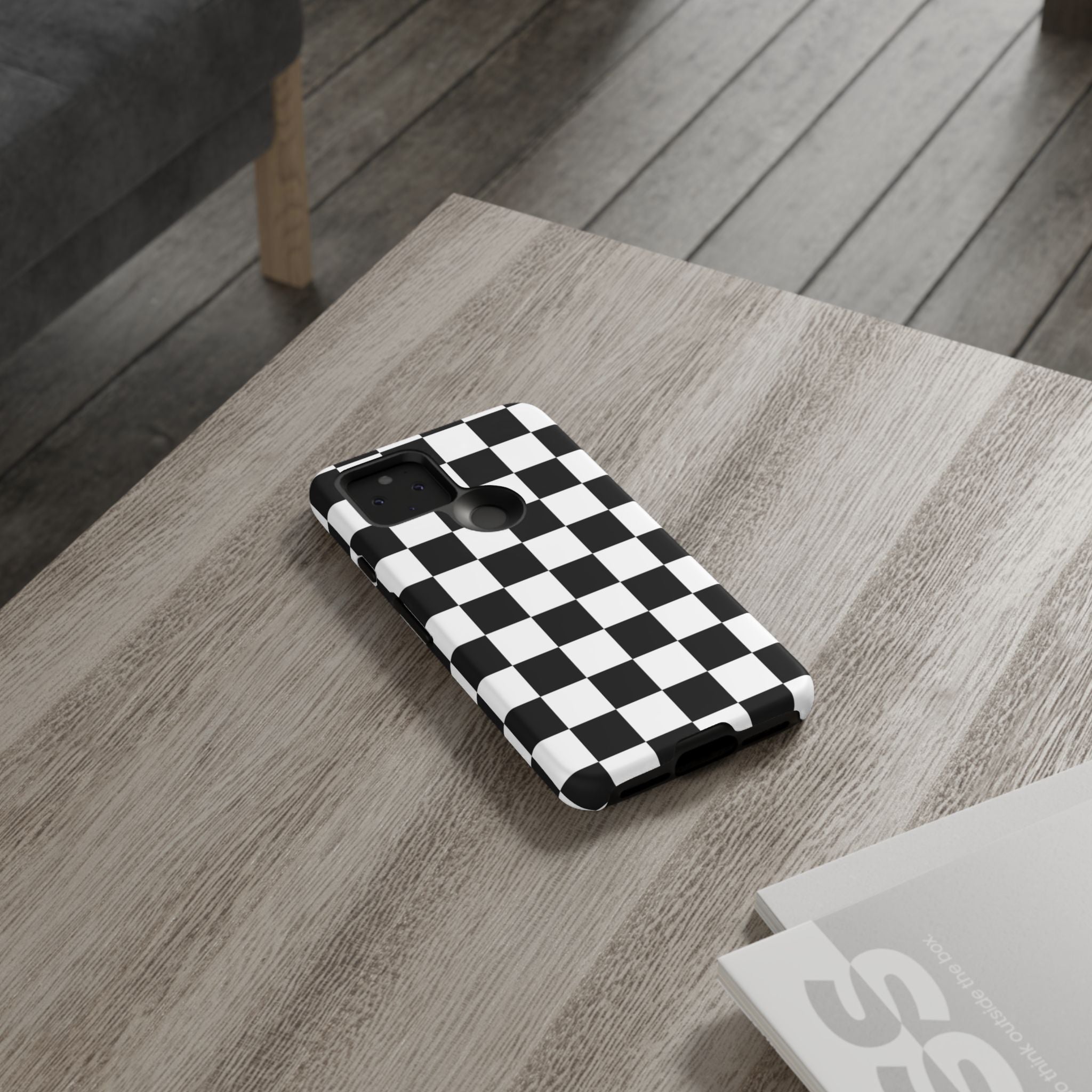 Stylish Checkered Phone Case | Trendy Protective Cover for iPhone, Gift for Teens, Fashion Accessory, Unique Design for All Occasions