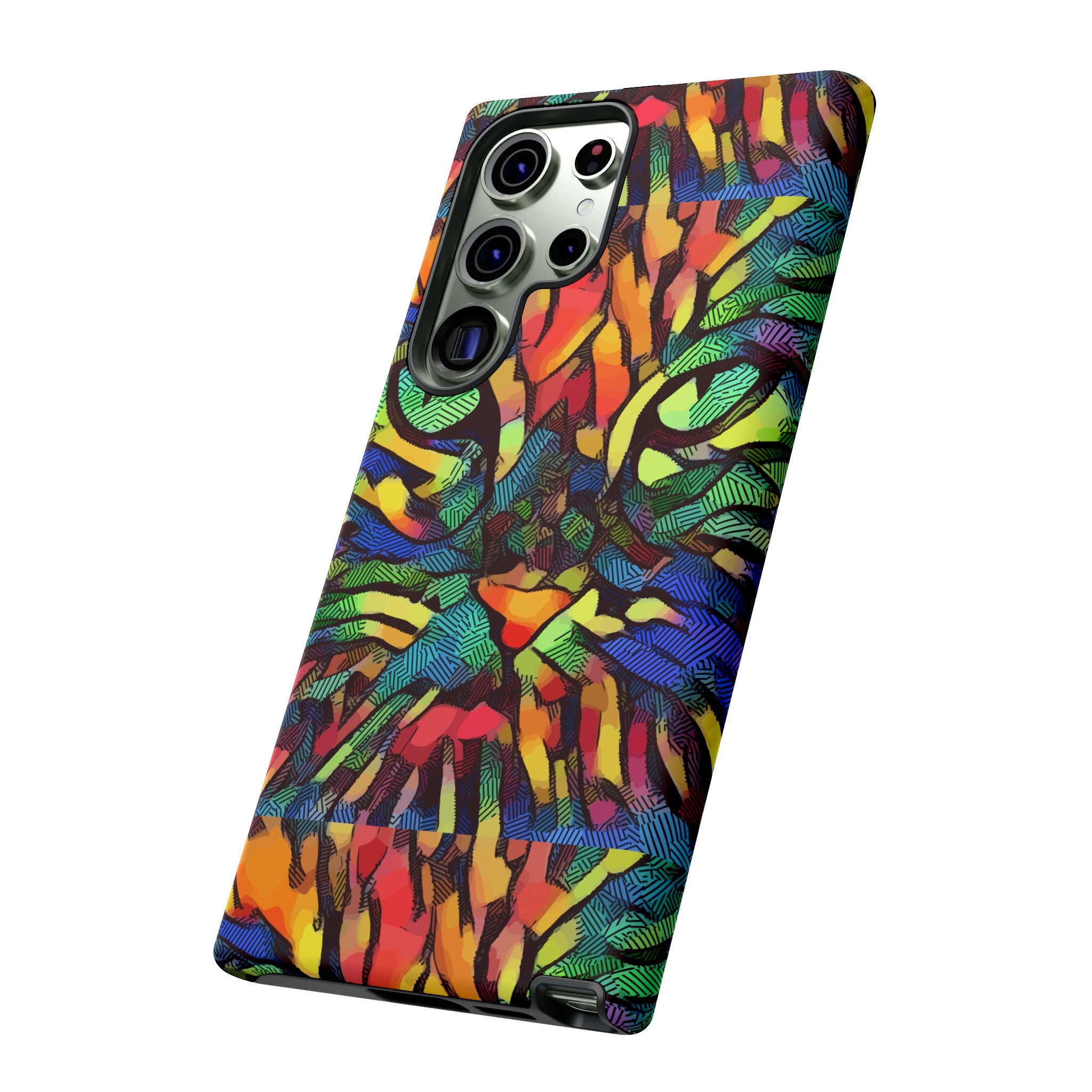 Colorful Phone Cases for Vibrant Style - Tough Cases, Unique Gifts, Animal Print, Artistic Design, Phone Accessories, Eco-Friendly