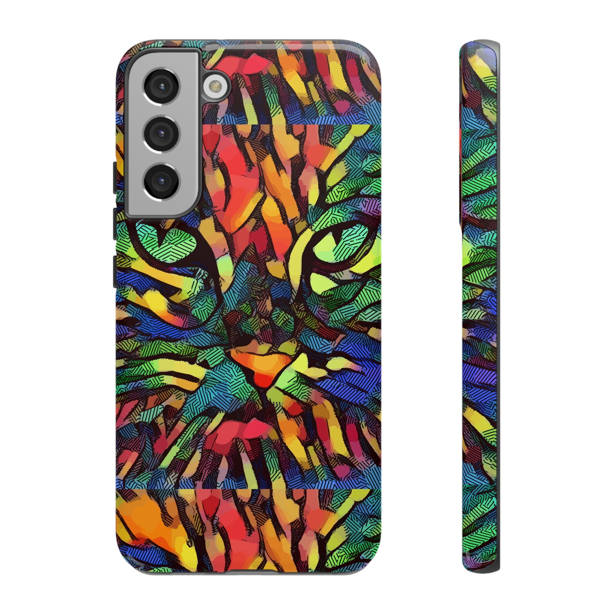 Colorful Phone Cases for Vibrant Style - Tough Cases, Unique Gifts, Animal Print, Artistic Design, Phone Accessories, Eco-Friendly