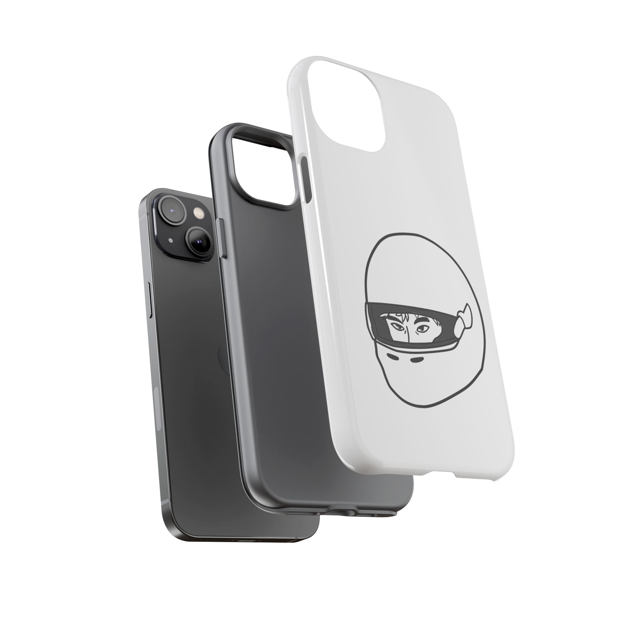 Stylish Phone Case with Racing Helmet Design | Tough Cases | Unique Gift, Motorcycle Enthusiast, Race Lover, Custom Accessory, Everyday Use