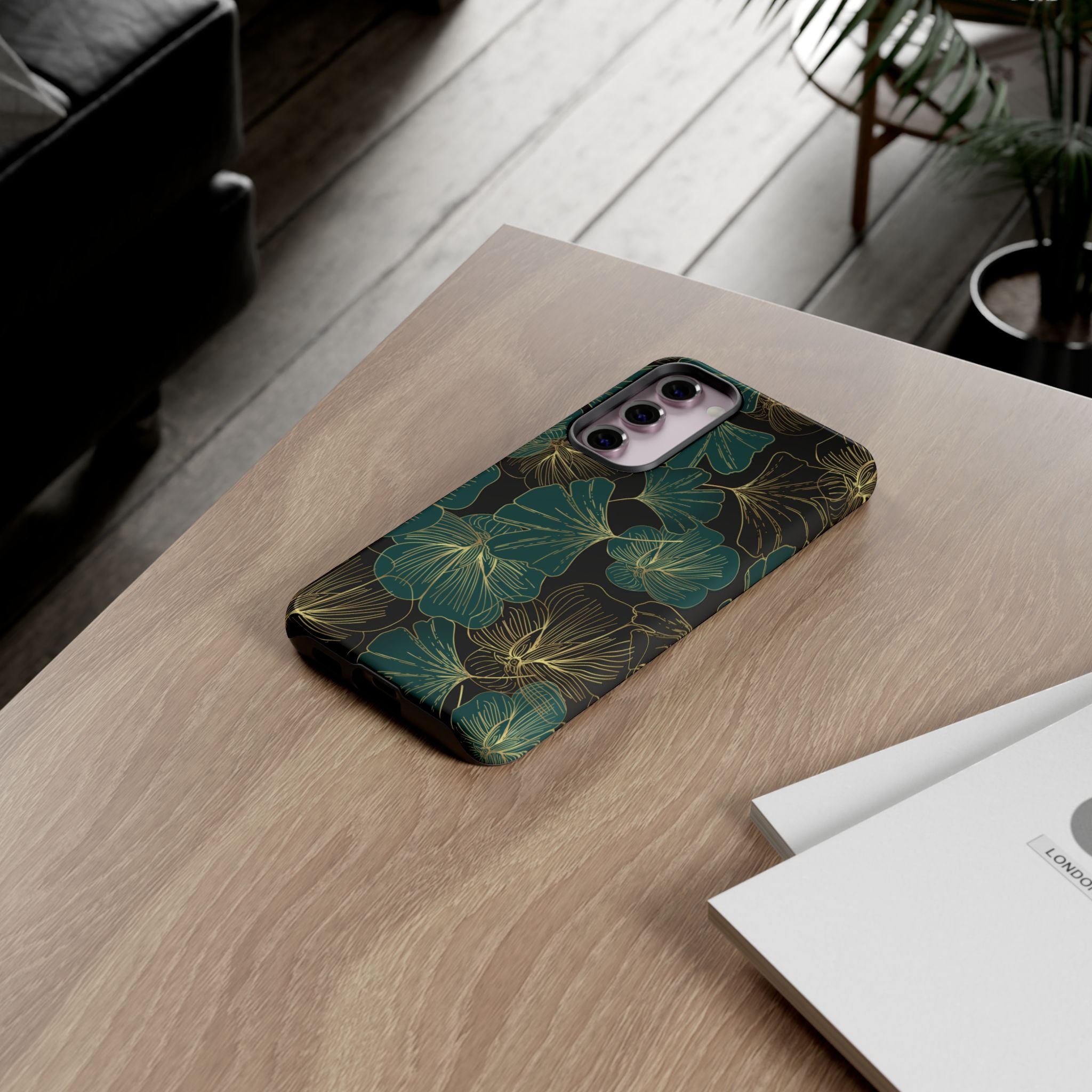 Floral Phone Case - Tough Cases, Protective Cover, Stylish Accessory, Gift for Her, Nature-Inspired Design
