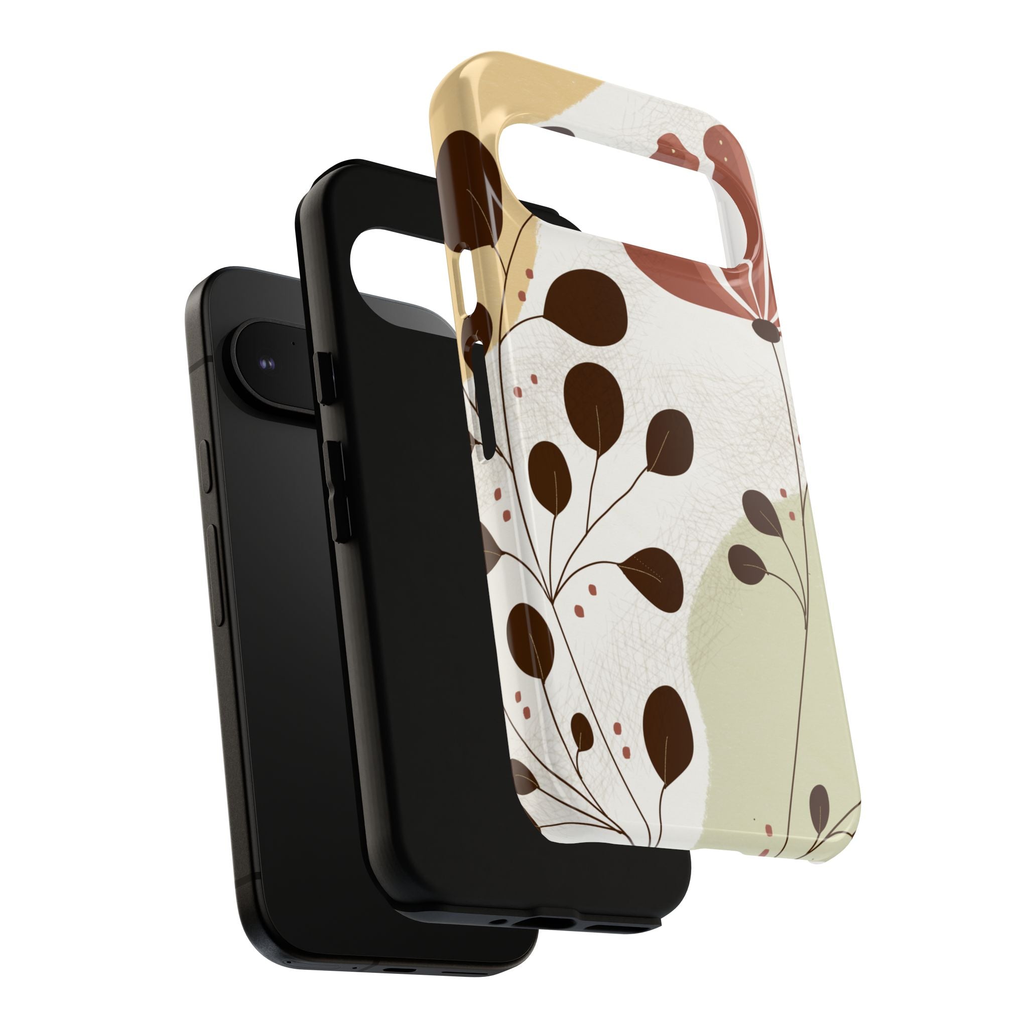 Floral Phone Case - Stylish Tough Cases for Women, Trendy Phone Cover, Gift for Her, Birthday Present, Everyday Use