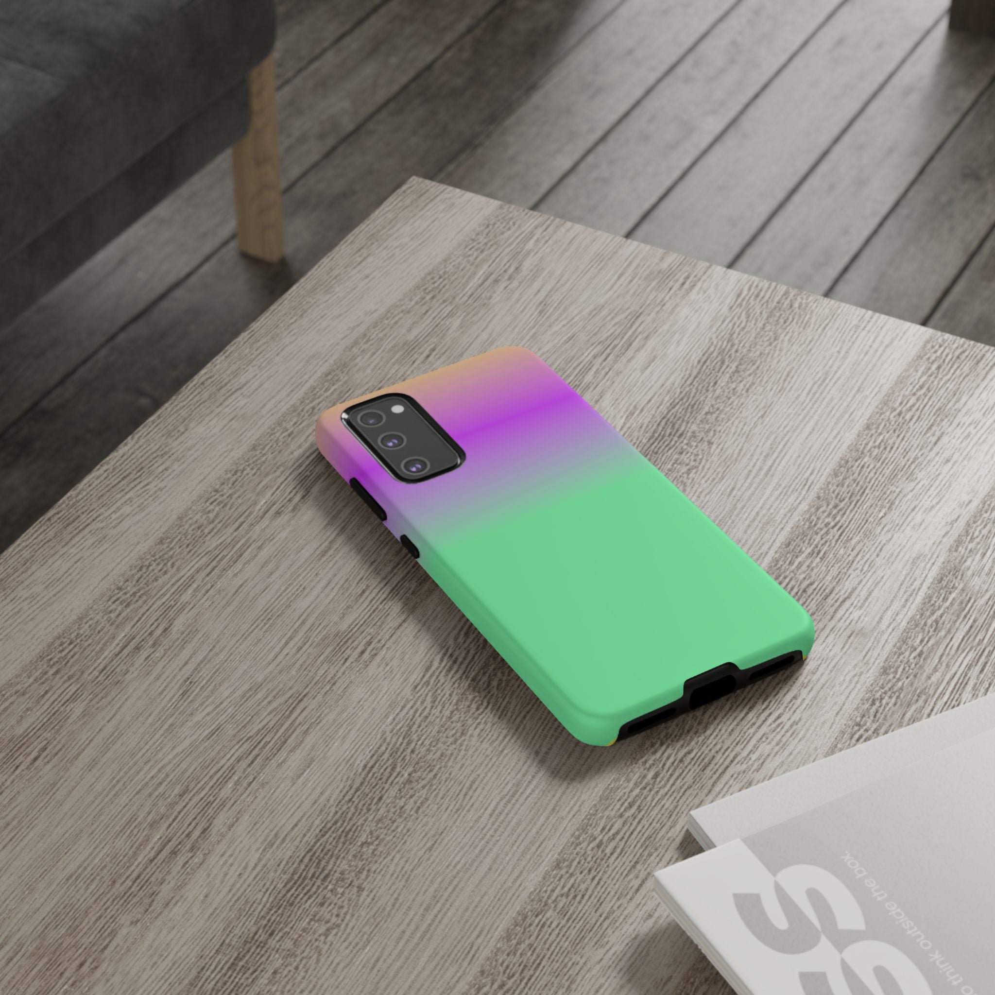 Vibrant Phone Case, Stylish Tech Accessory, Fun Gift Idea, Unique Mobile Cover, Trendy Gradient Design