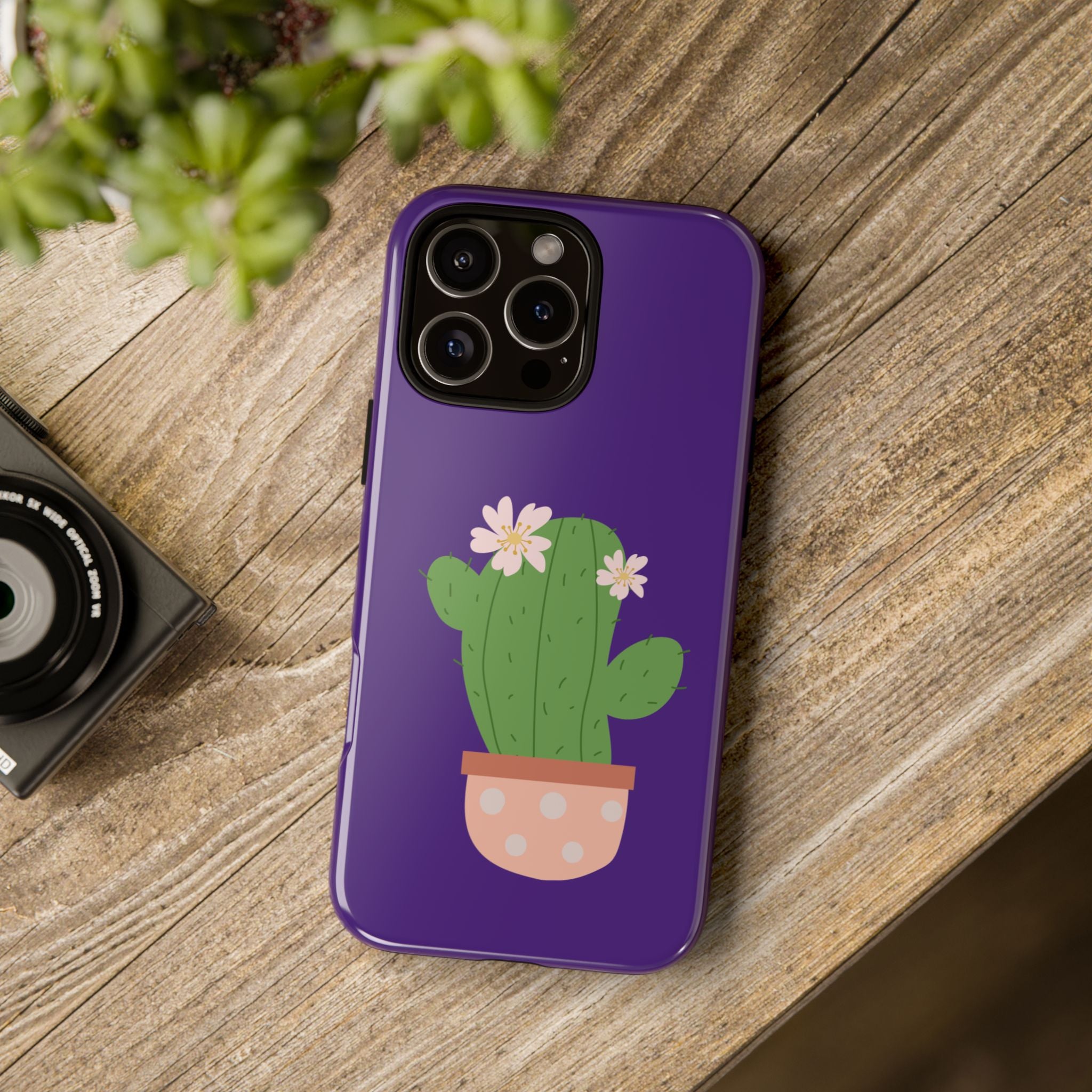 Cactus Phone Case, Tough Cases, Cute Floral, Trending Design, Unique Gift, Phone Accessories, Summer Vibe, Nature Lover