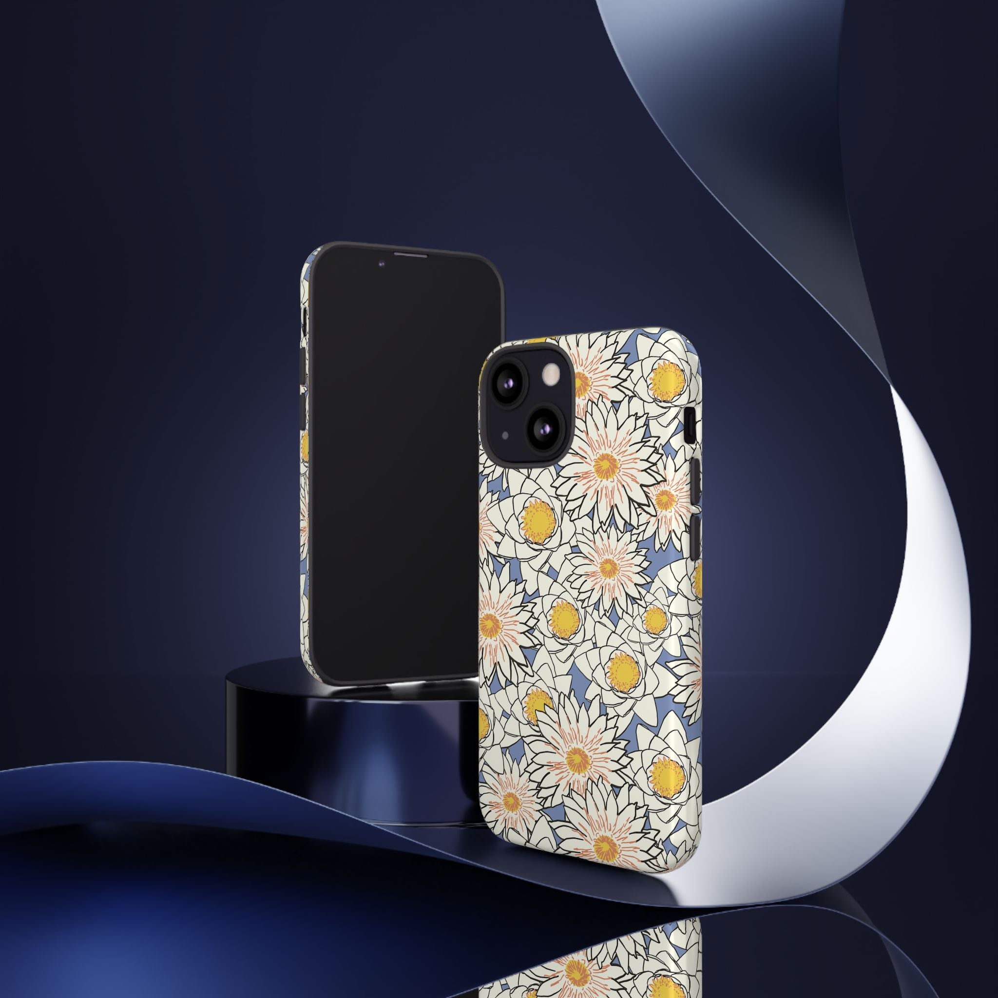 Stylish Phone Case, Floral Protective Cover, Gift for Nature Lovers, Trendy Tech Accessory, Customizable Phone Case