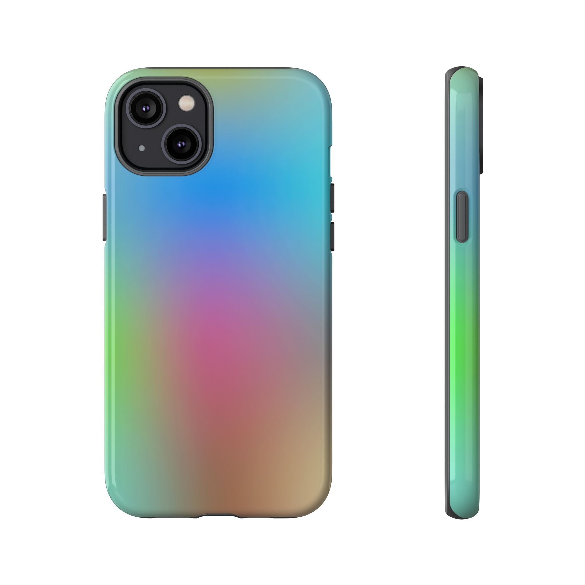 Colorful Mobile Phone Case, Unique Phone Cover, Stylish Phone Protector, Gift for Tech Lovers, Trendy Accessory