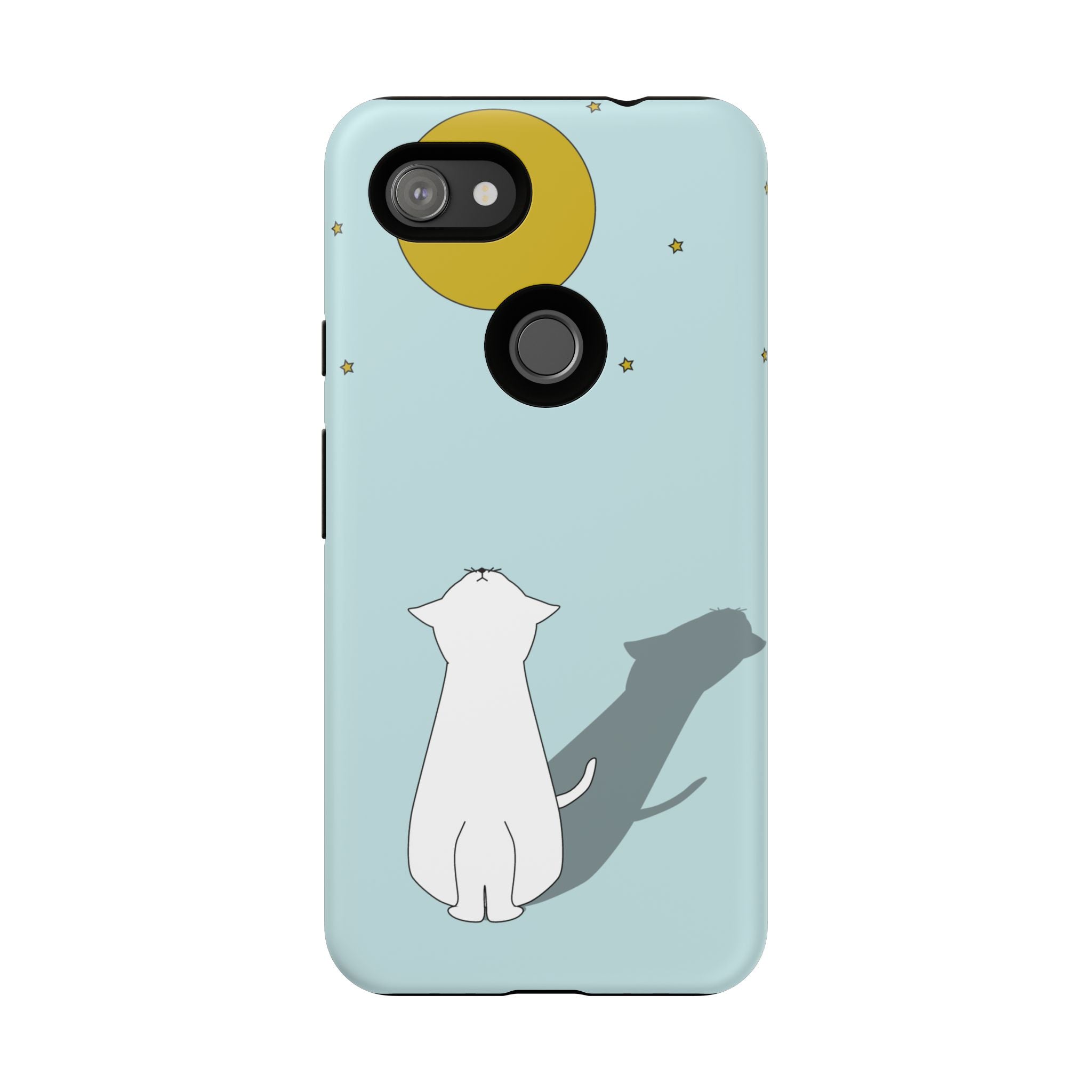 Cute Cat Phone Case, Tough Phone Cover, Pet Lover Gift, Unique Case, Animal Decor, Birthday Gift