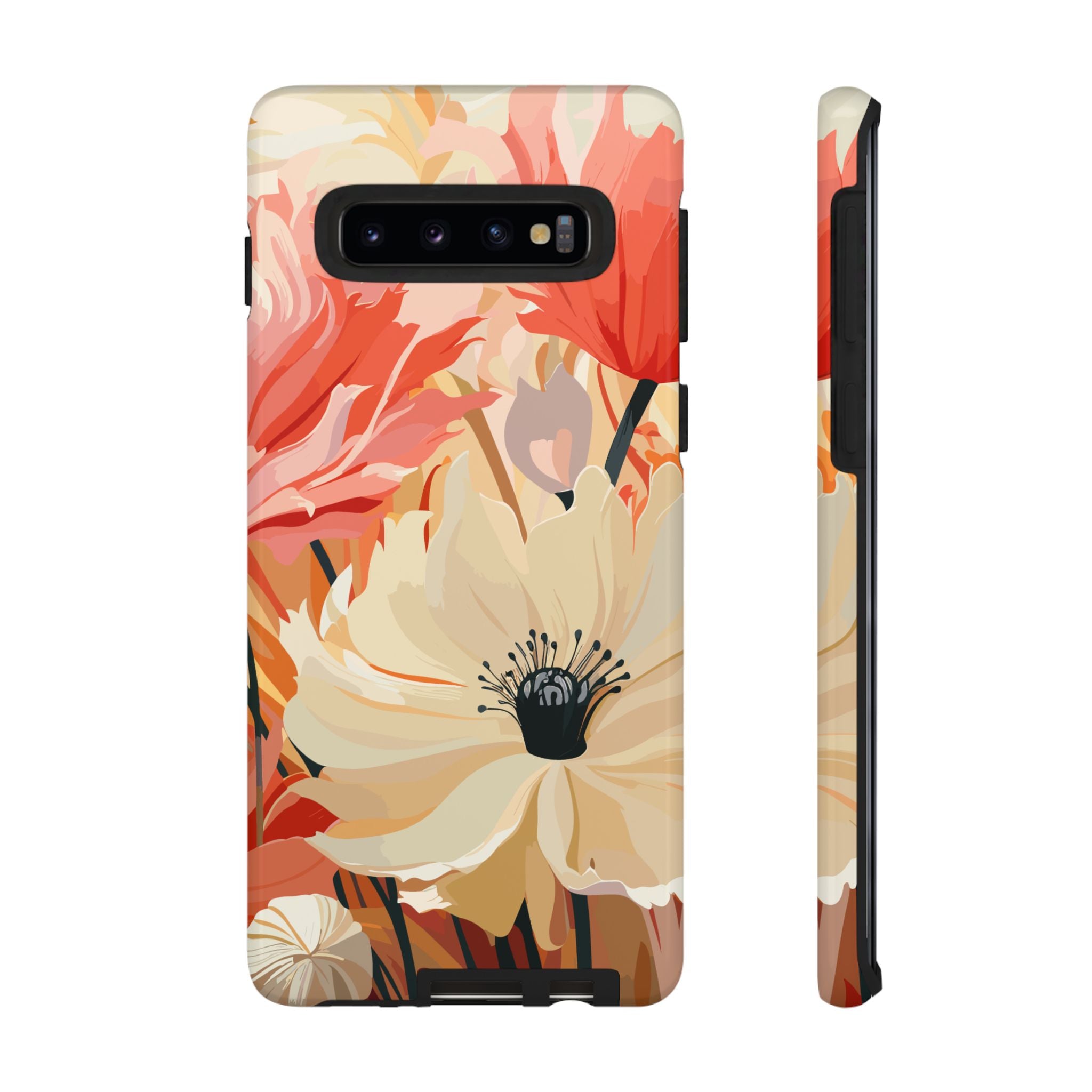 Floral Phone Case, Tough Protective Cover for Floral Lovers, Perfect Gift for Friends, Spring Celebration, Art Lovers Gift