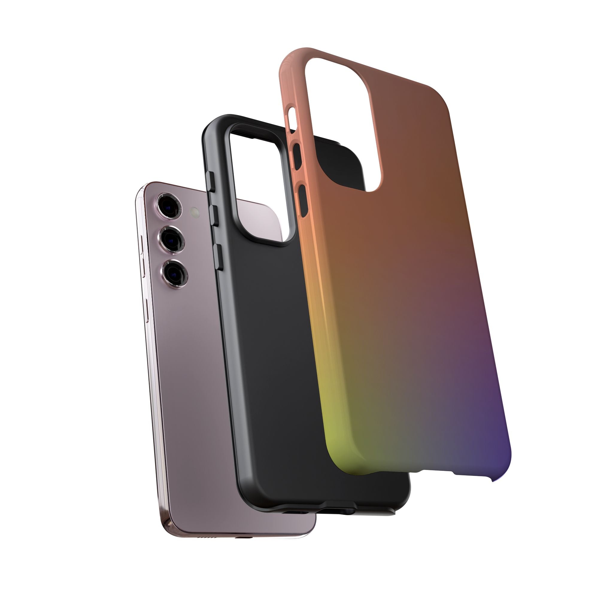 Colorful Gradient Phone Case, Tough Cases for iPhone, Customizable Phone Cover, Trendy Tech Accessory, Gift for Tech Lovers