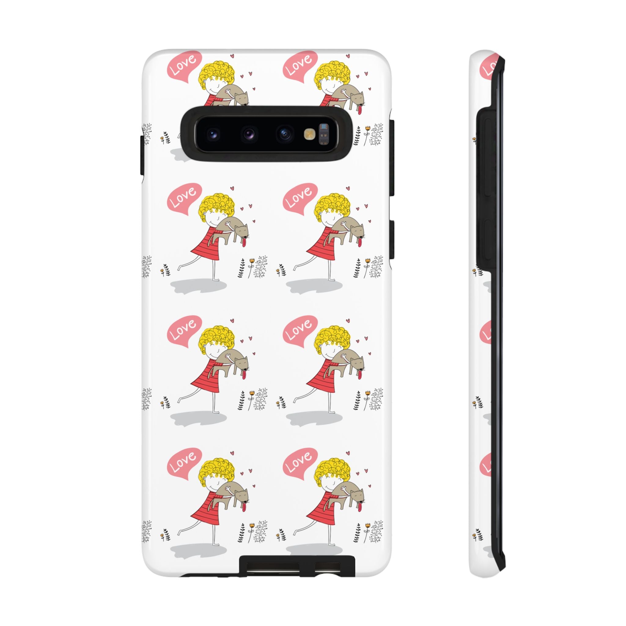Love-Themed Phone Case | Cute Pet Lover Accessory, Perfect Gift for Birthdays, Anniversaries, Animal Lovers, Valentine's Day