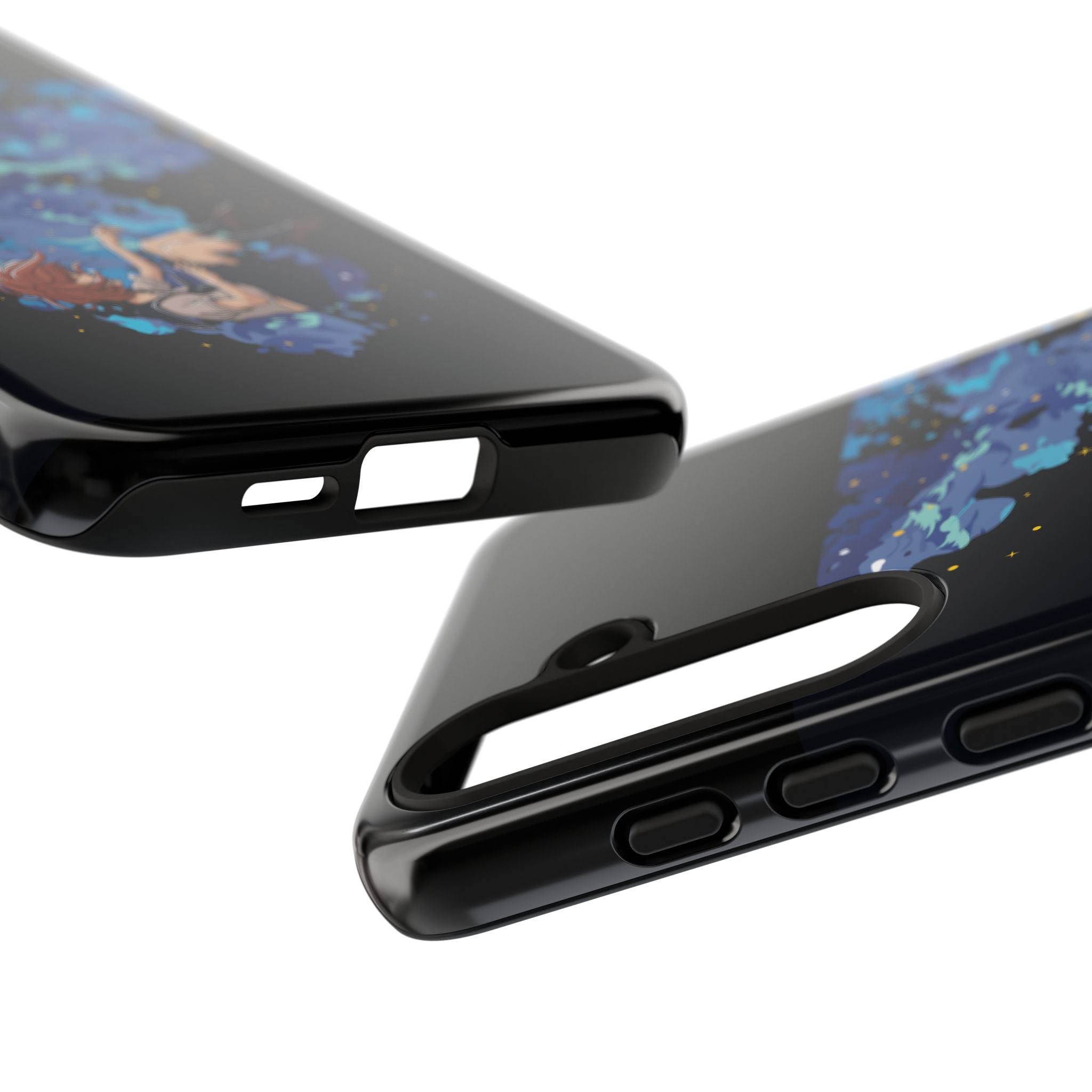 Tough Cases Phone Case - Artistic Galaxy Design, Cute Sleeve for Teens, Gift for Students, Unique Mobile Accessory, Trendy Tech Protection
