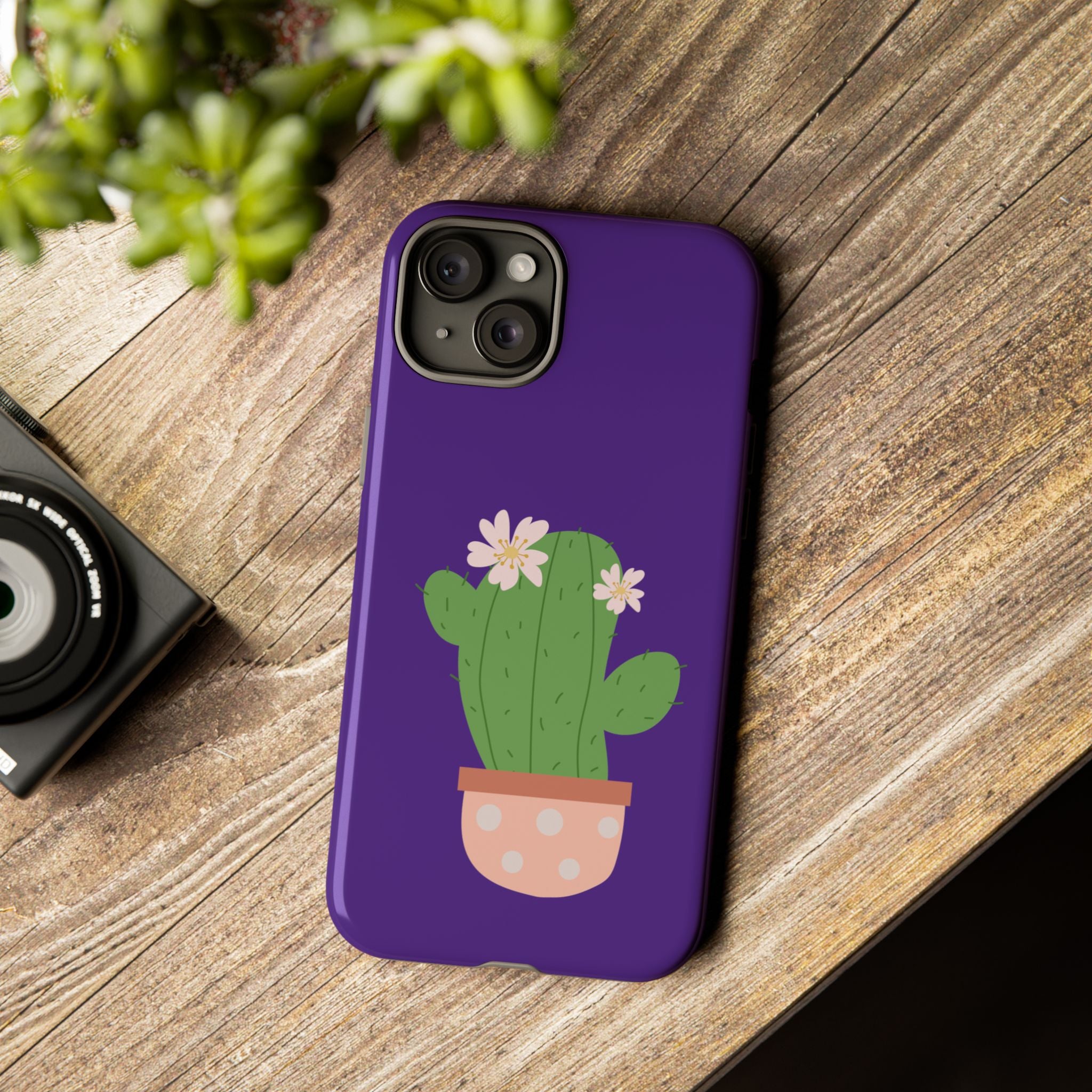 Cactus Phone Case, Tough Cases, Cute Floral, Trending Design, Unique Gift, Phone Accessories, Summer Vibe, Nature Lover
