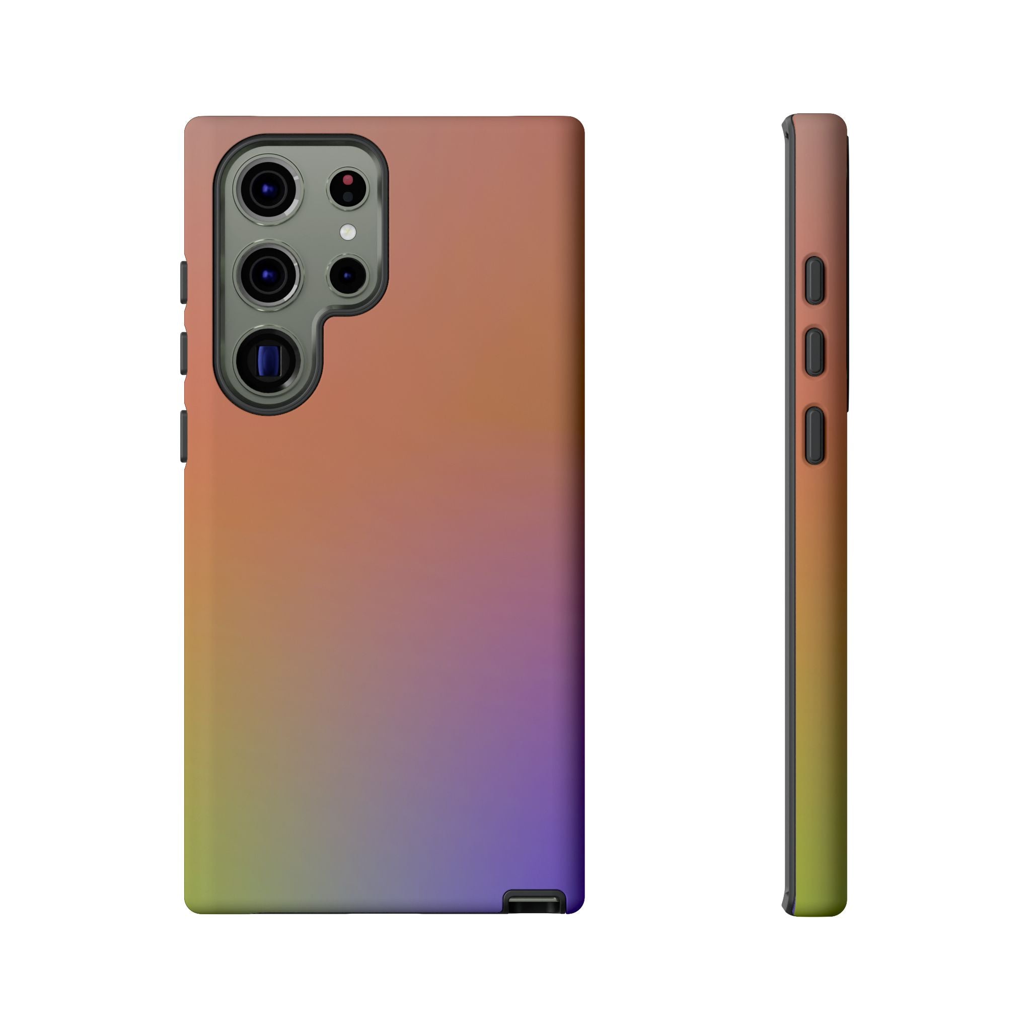 Colorful Gradient Phone Case, Tough Cases for iPhone, Customizable Phone Cover, Trendy Tech Accessory, Gift for Tech Lovers