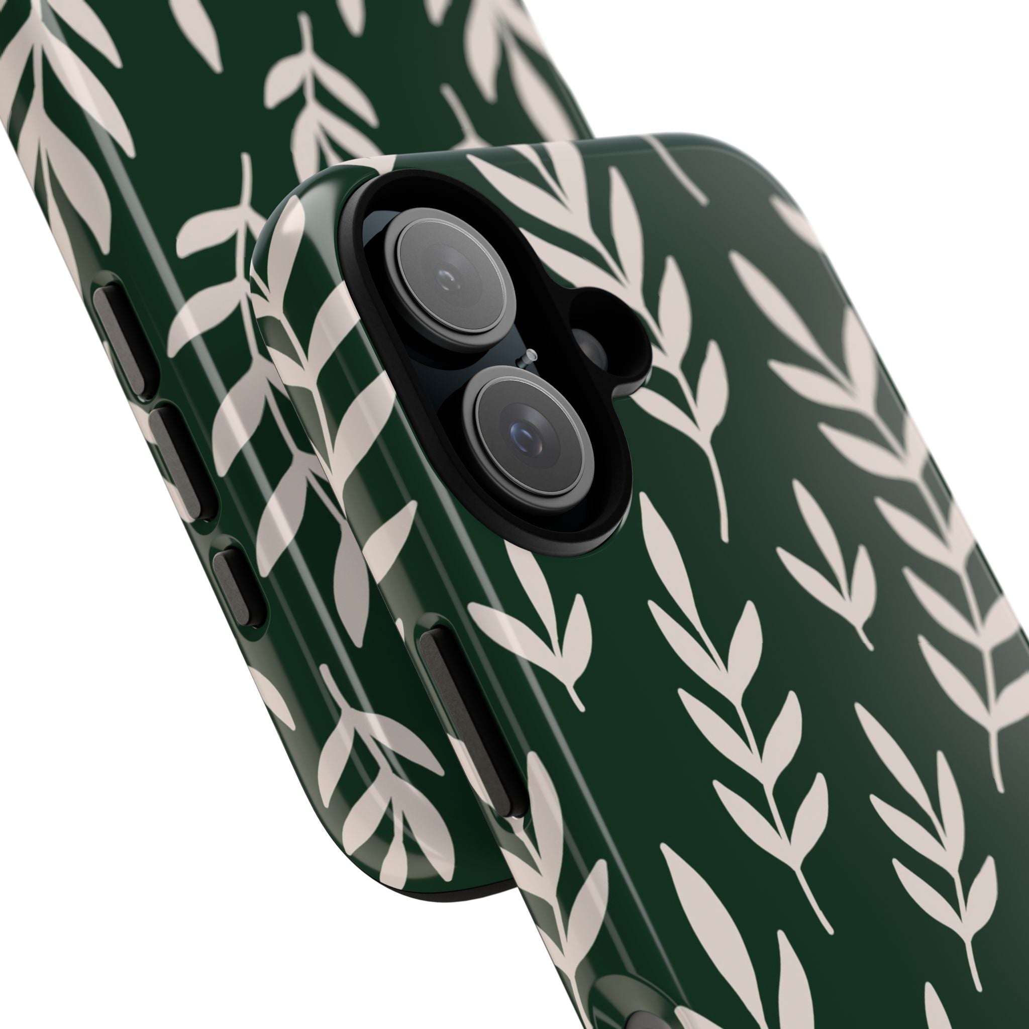 Leafy Phone Case, Tough Cases for Nature Lovers, Green Leaf Design, Eco-Friendly, Stylish Mobile Cover, Gift for Her