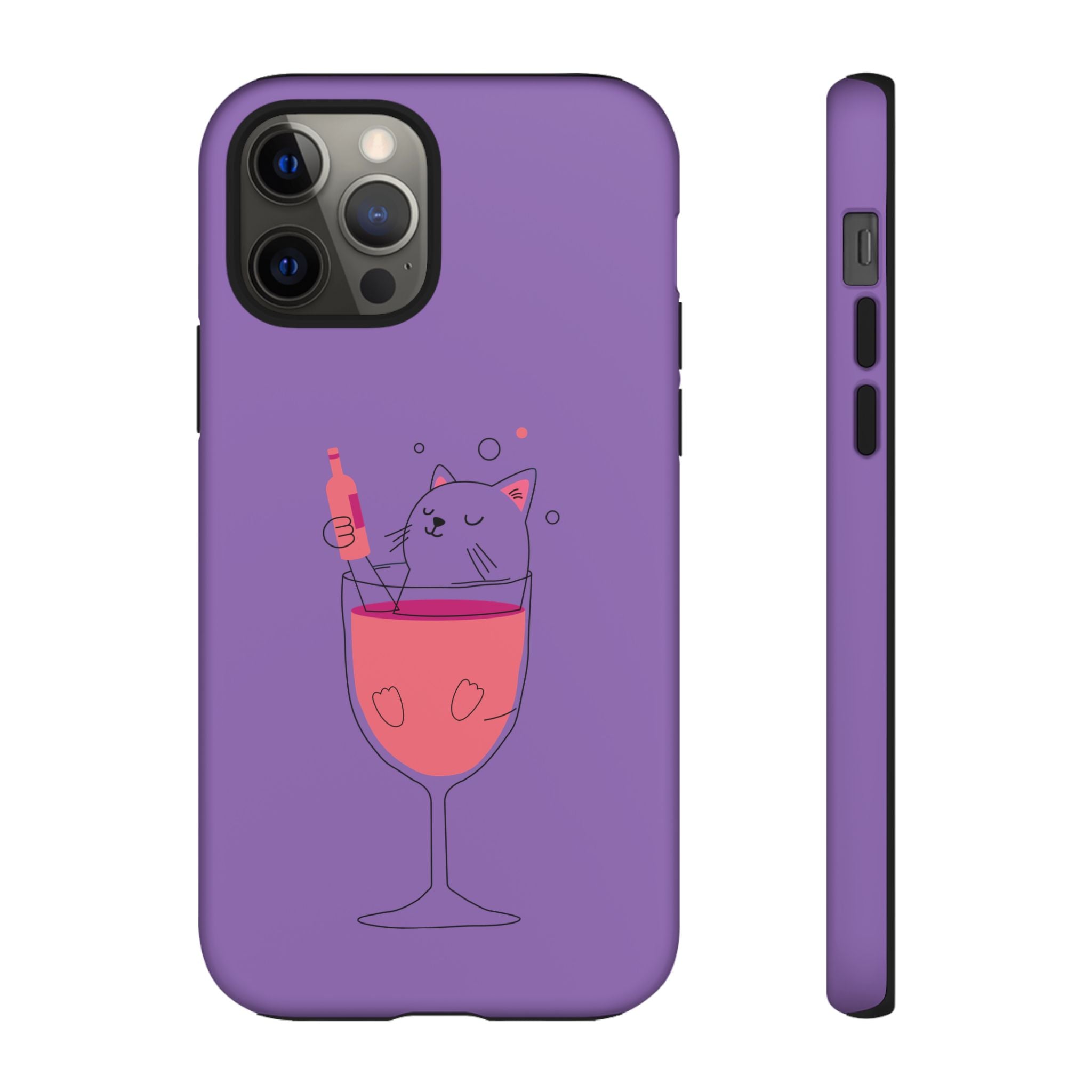 Cute Cat Phone Case, Fun Gift for Cat Lovers, Colorful Phone Cover, Pet Lover Accessory, Unique Cat Themed Case