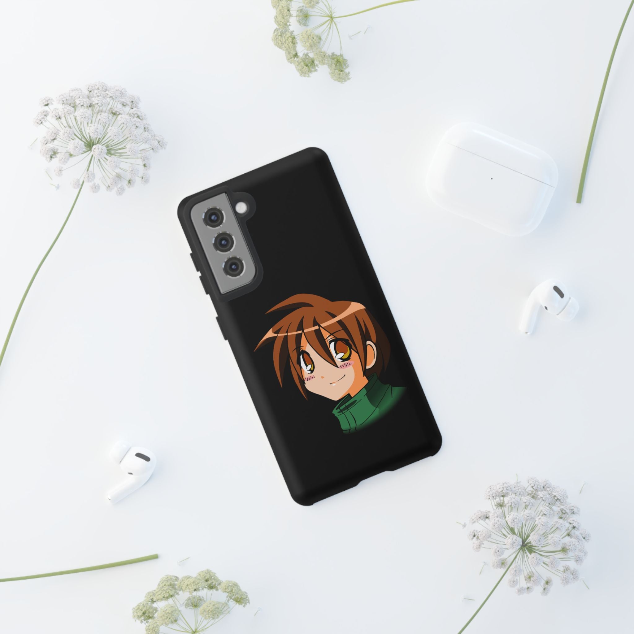 Anime Character Phone Case, Cute Phone Cover, Tough Cases for Teens, Customizable Gift, Geeky Accessories