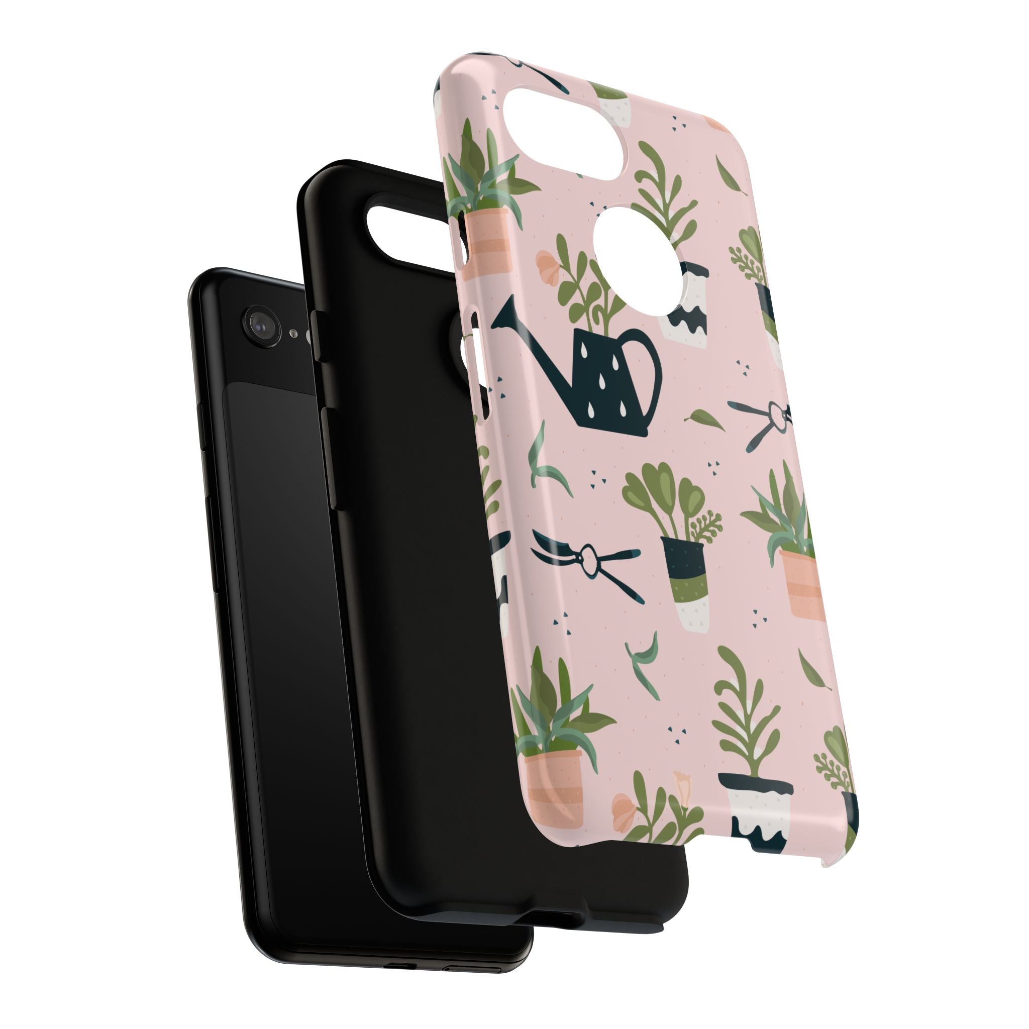 Floral Phone Case, Cute Plant Lover Case, Gift for Gardeners, Phone Cover, Green Thumb Accessories, Mother's Day Gift