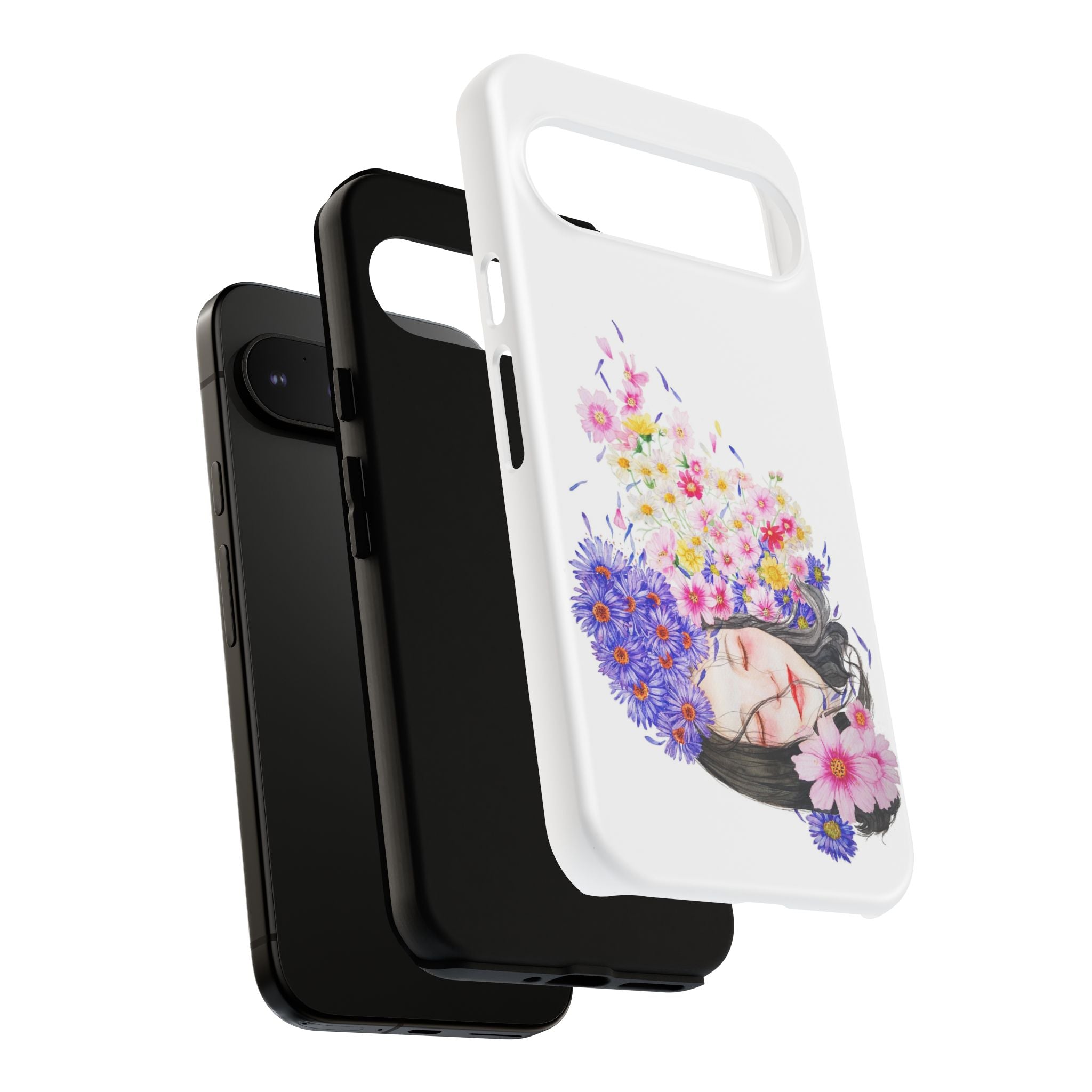 Floral Phone Case | Tough Cases | Cute Floral Design, Gift for Her, Spring Accessory, Mother's Day Gift, Stylish Protection