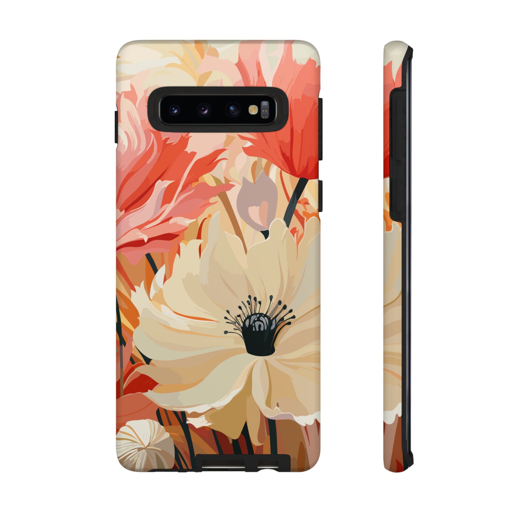 Floral Phone Case, Tough Protective Cover for Floral Lovers, Perfect Gift for Friends, Spring Celebration, Art Lovers Gift