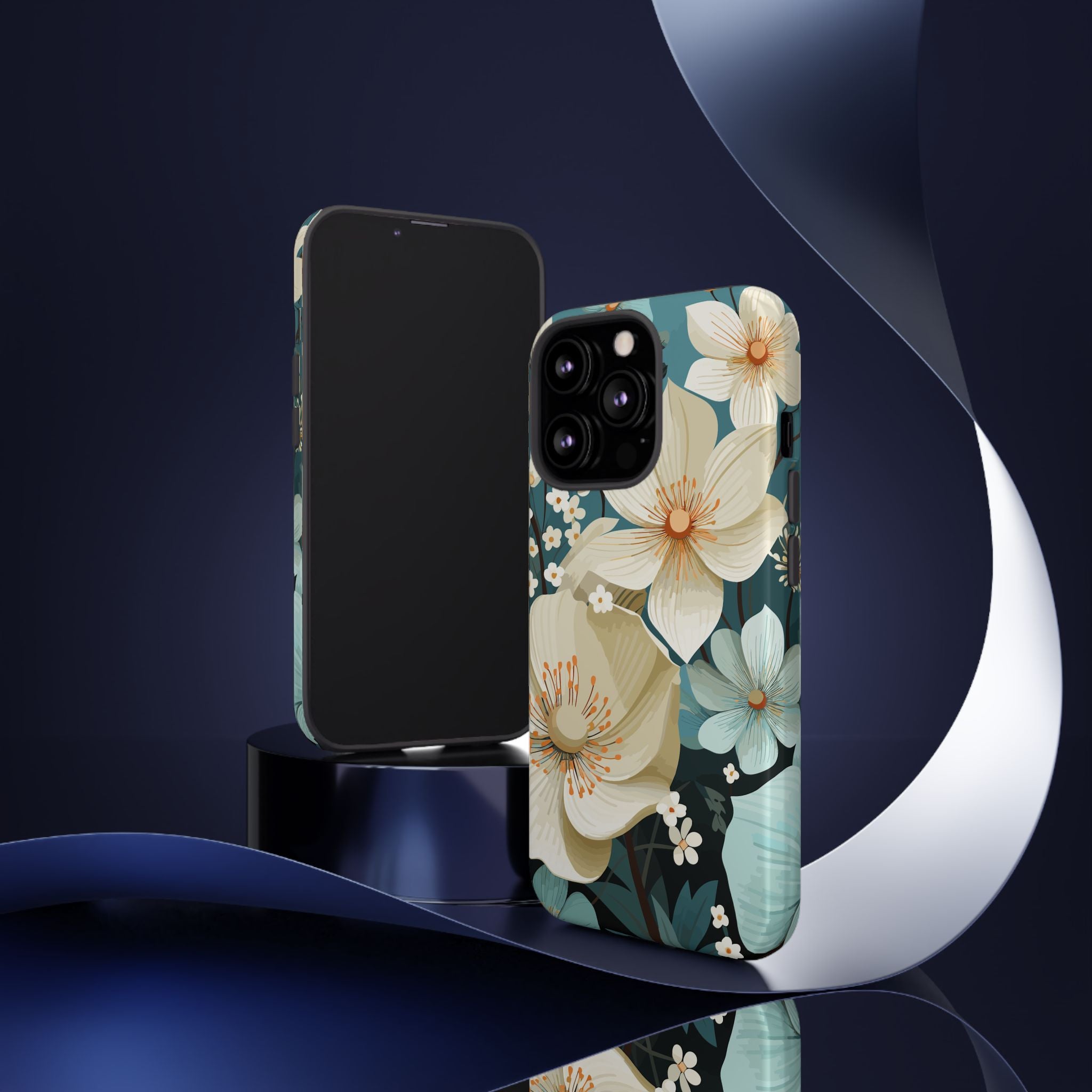 Floral Phone Case, Stylish Tough Cases with Botanical Design, Flower Print Phone Cover, Gifts for Nature Lovers, Eco-Friendly Mobile Cover