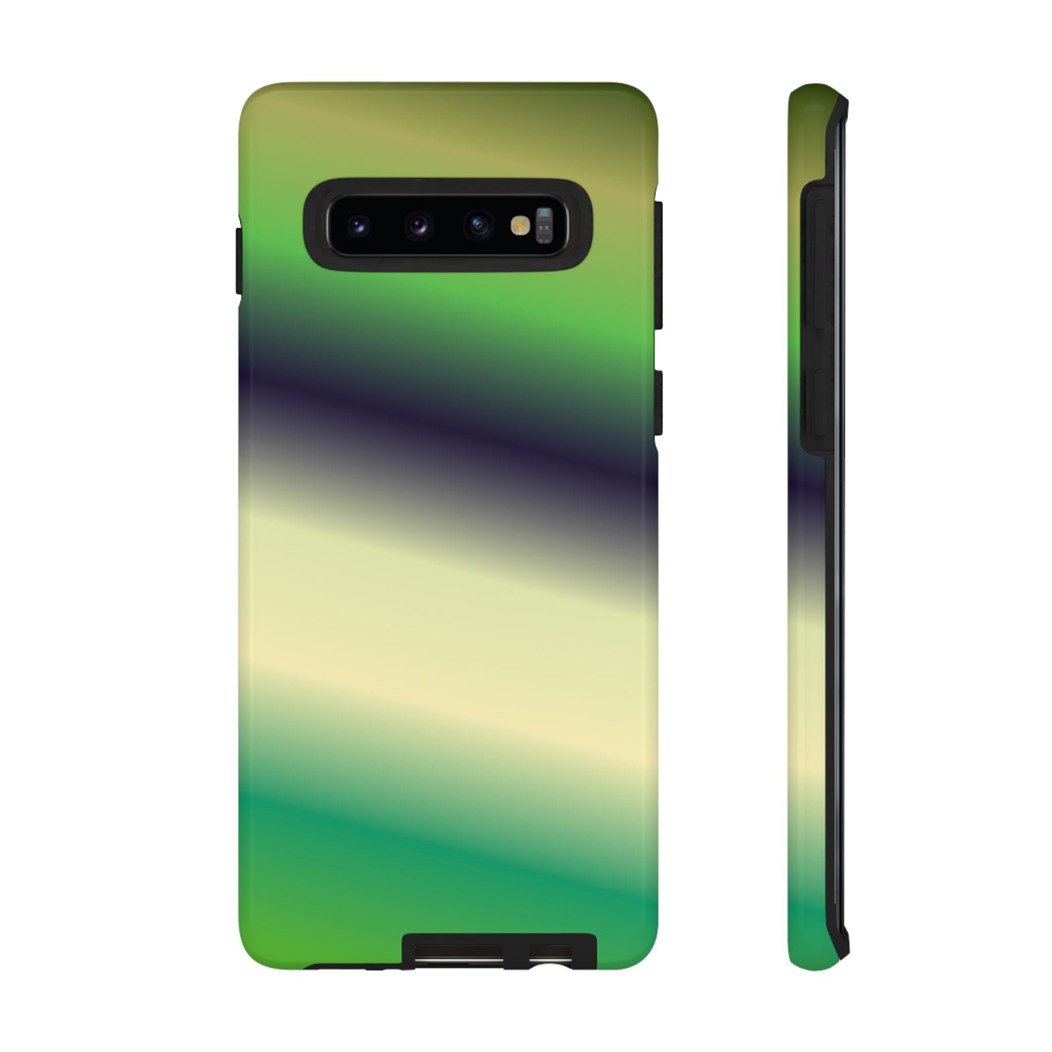 Gradient Phone Case - Tough Cases, Unique Cell Phone Cover, Stylish Tech Accessories, Green and Black Gradient, Perfect Gift
