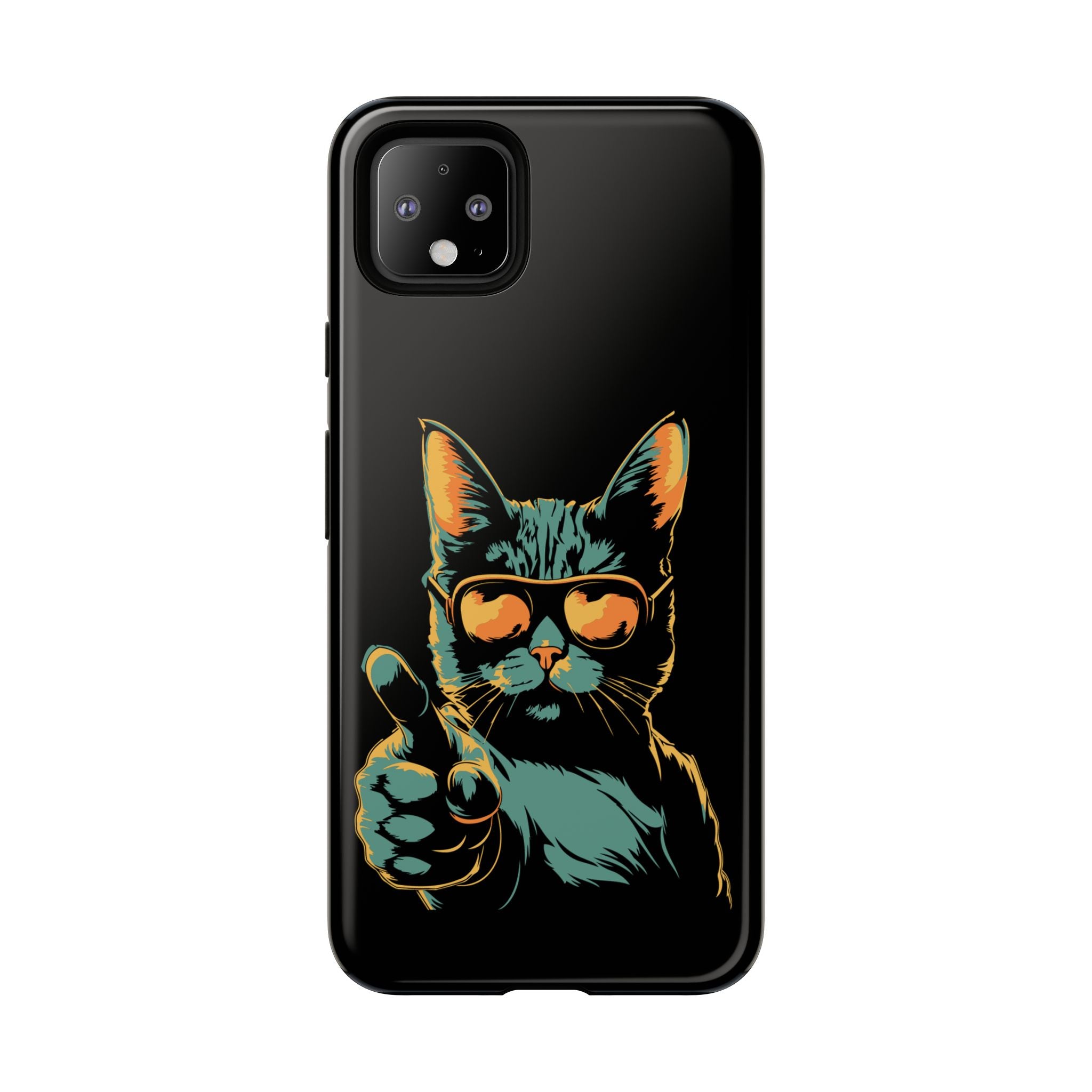 Cool Cat Phone Case, Stylish Phone Cover, Pet Lover Gift, Cute Cat Design, Fun Cat Accessories