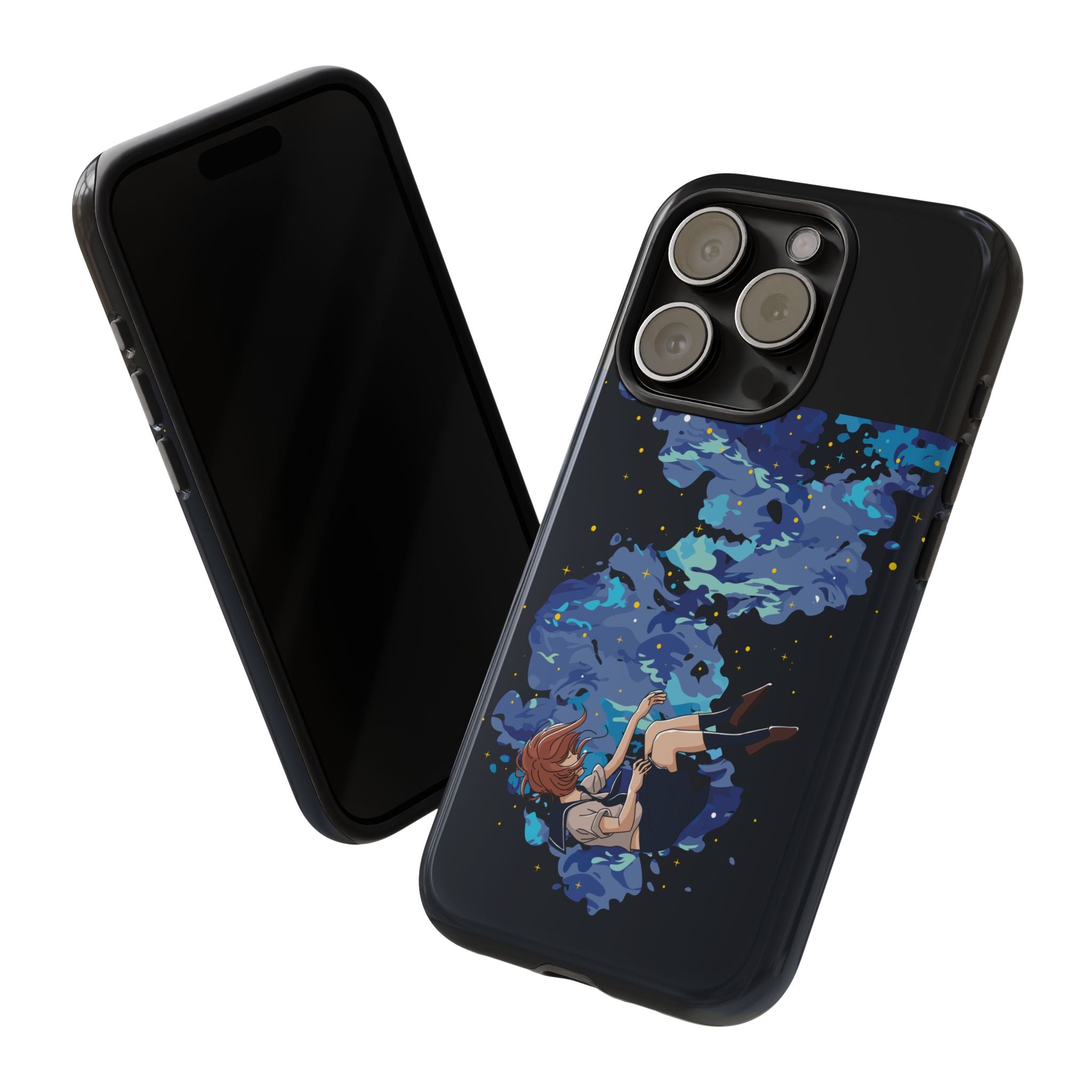 Tough Cases Phone Case - Artistic Galaxy Design, Cute Sleeve for Teens, Gift for Students, Unique Mobile Accessory, Trendy Tech Protection
