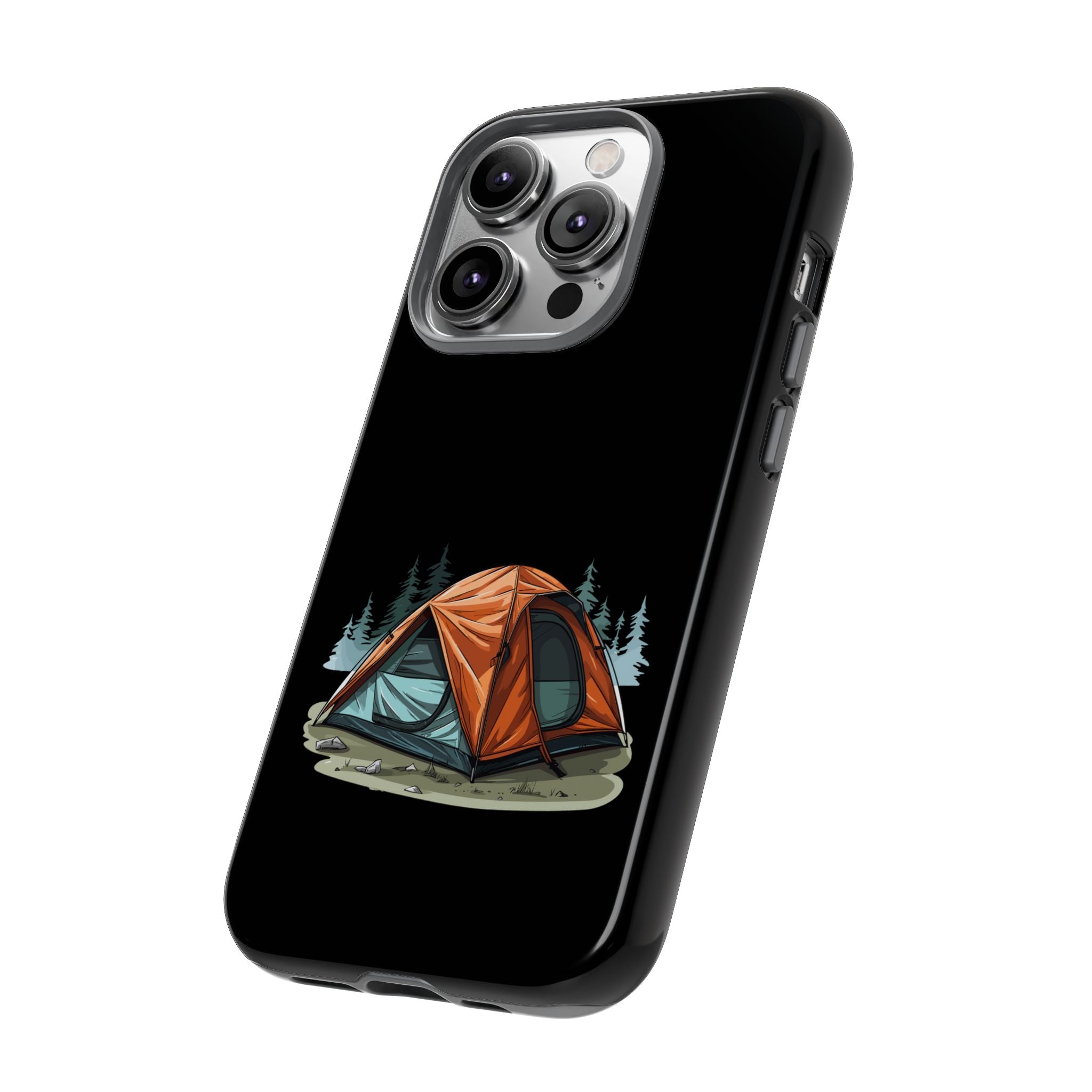 Camping Phone Case, Outdoor Adventure, Nature Lover Gift, Tough Cases, Hiking Accessory, Travel Gear, Camping Vibes