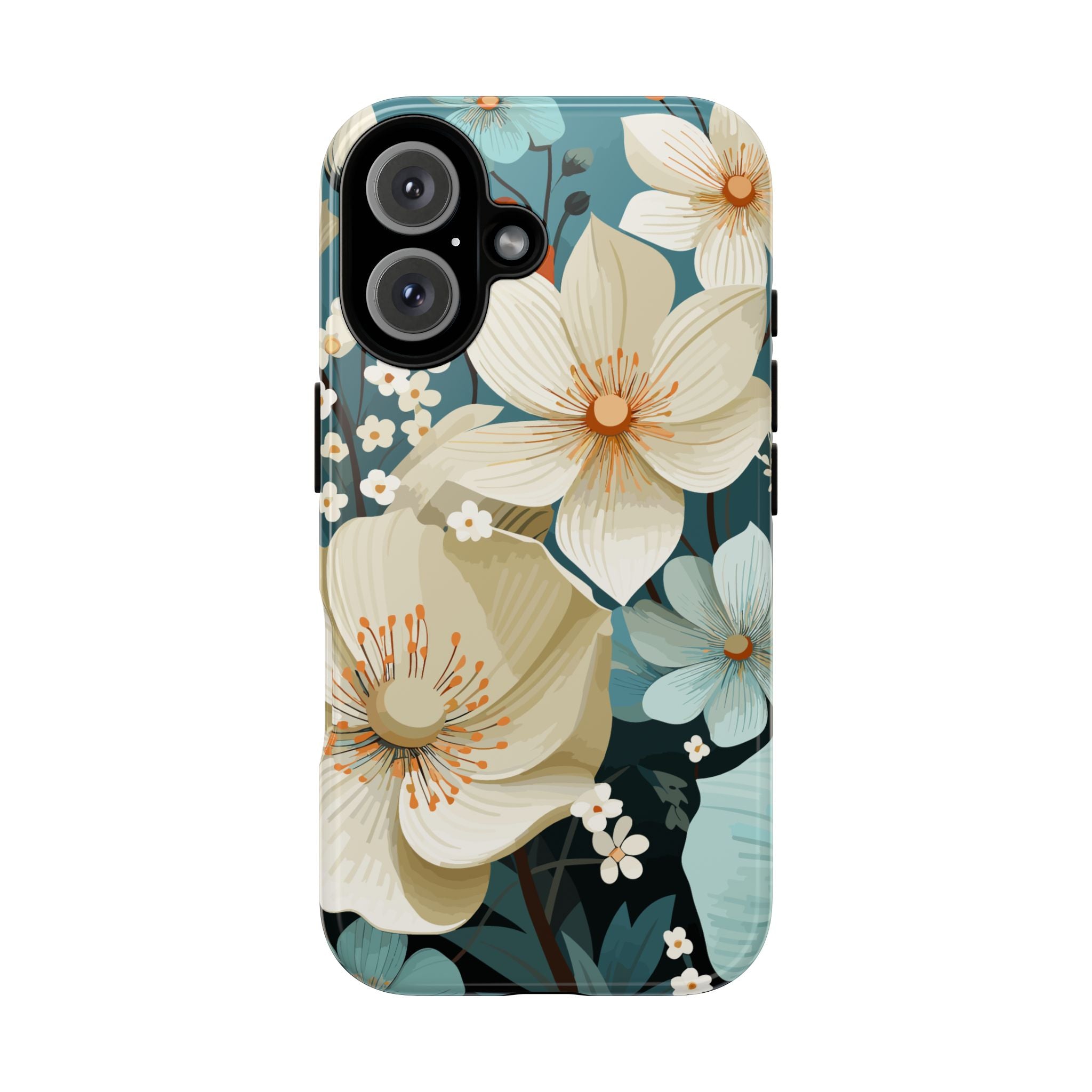 Floral Phone Case, Stylish Tough Cases with Botanical Design, Flower Print Phone Cover, Gifts for Nature Lovers, Eco-Friendly Mobile Cover