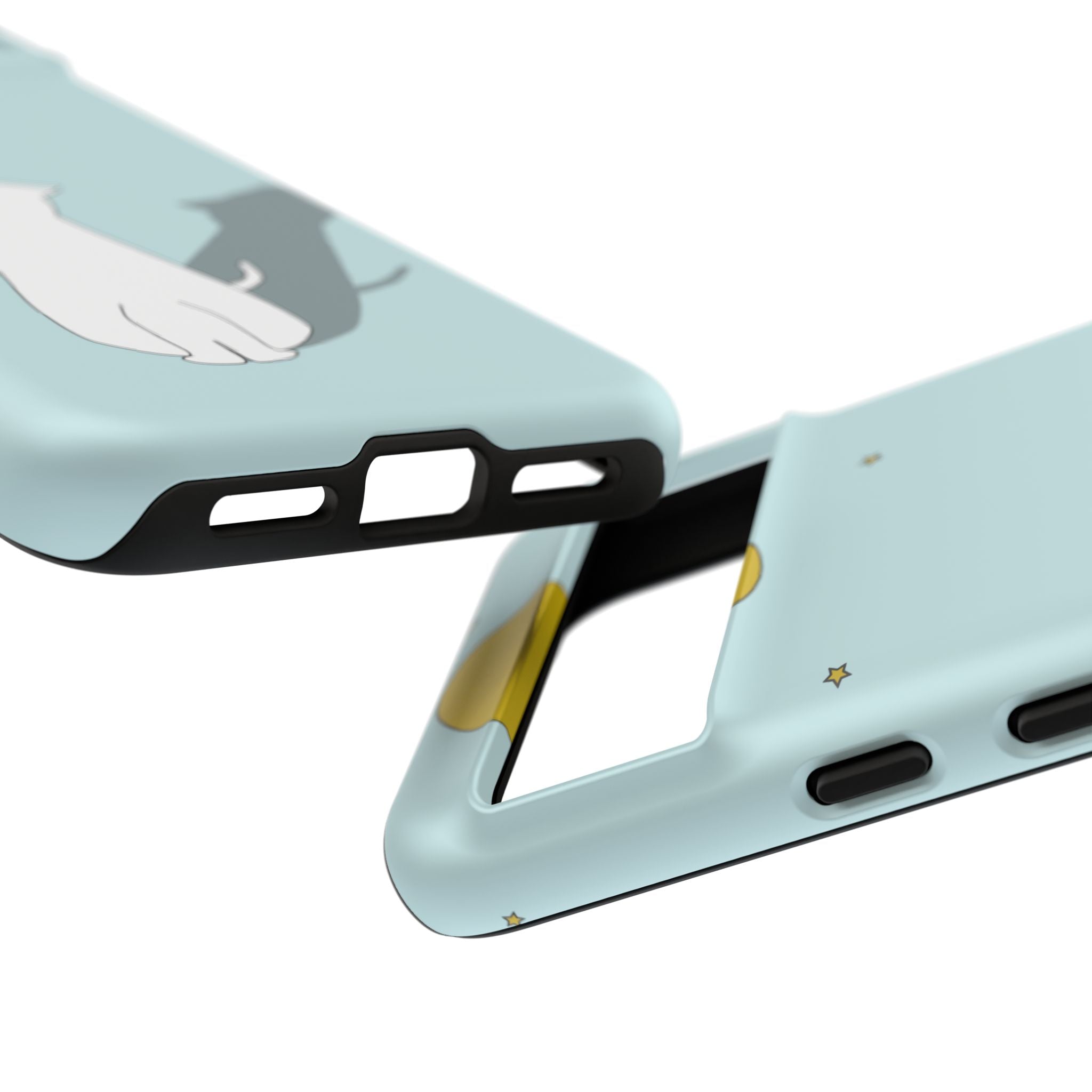 Cute Cat Phone Case, Tough Phone Cover, Pet Lover Gift, Unique Case, Animal Decor, Birthday Gift
