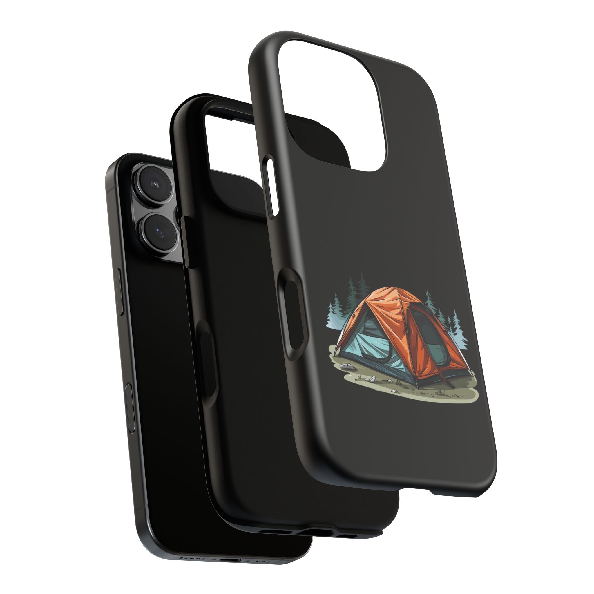 Camping Phone Case, Outdoor Adventure, Nature Lover Gift, Tough Cases, Hiking Accessory, Travel Gear, Camping Vibes