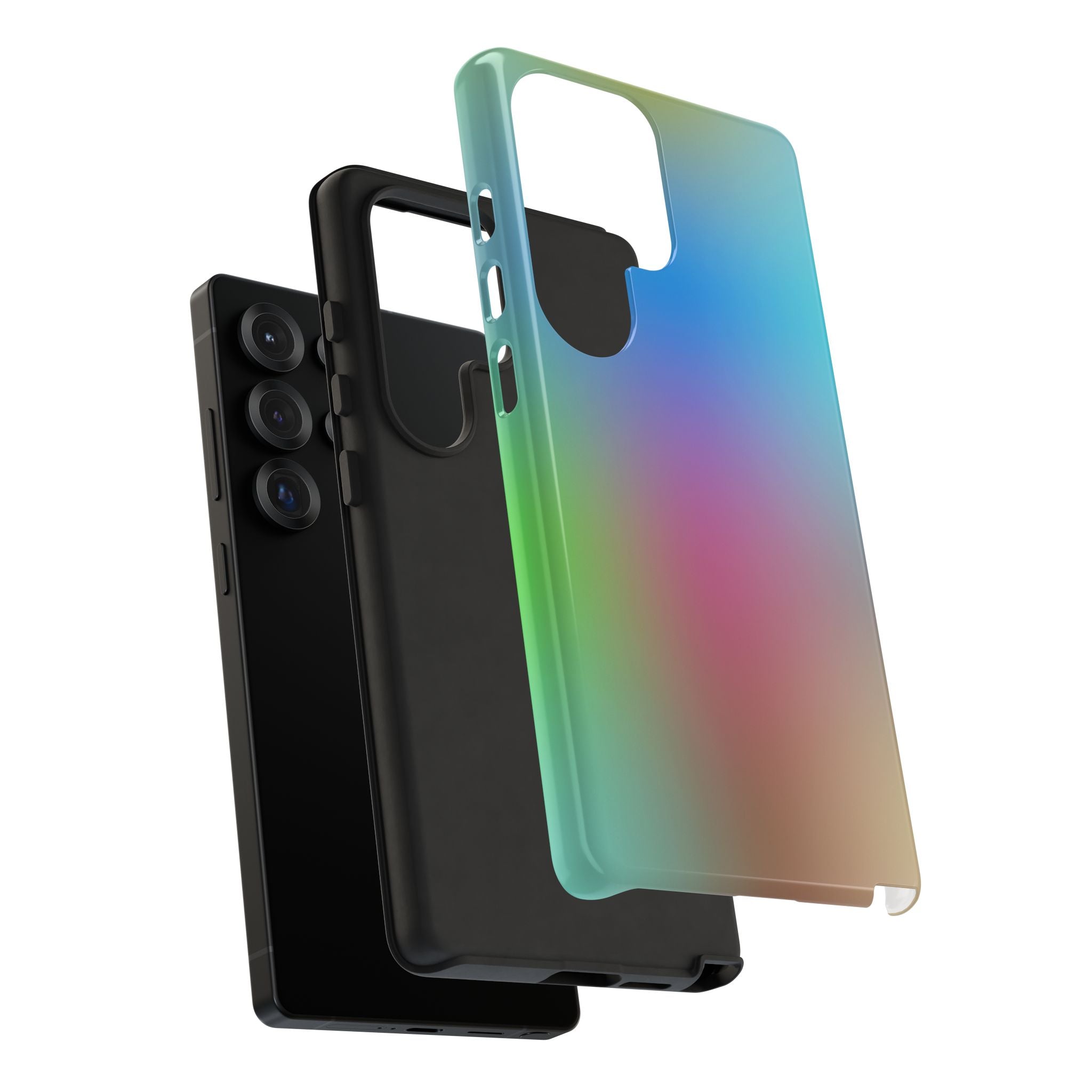 Colorful Mobile Phone Case, Unique Phone Cover, Stylish Phone Protector, Gift for Tech Lovers, Trendy Accessory