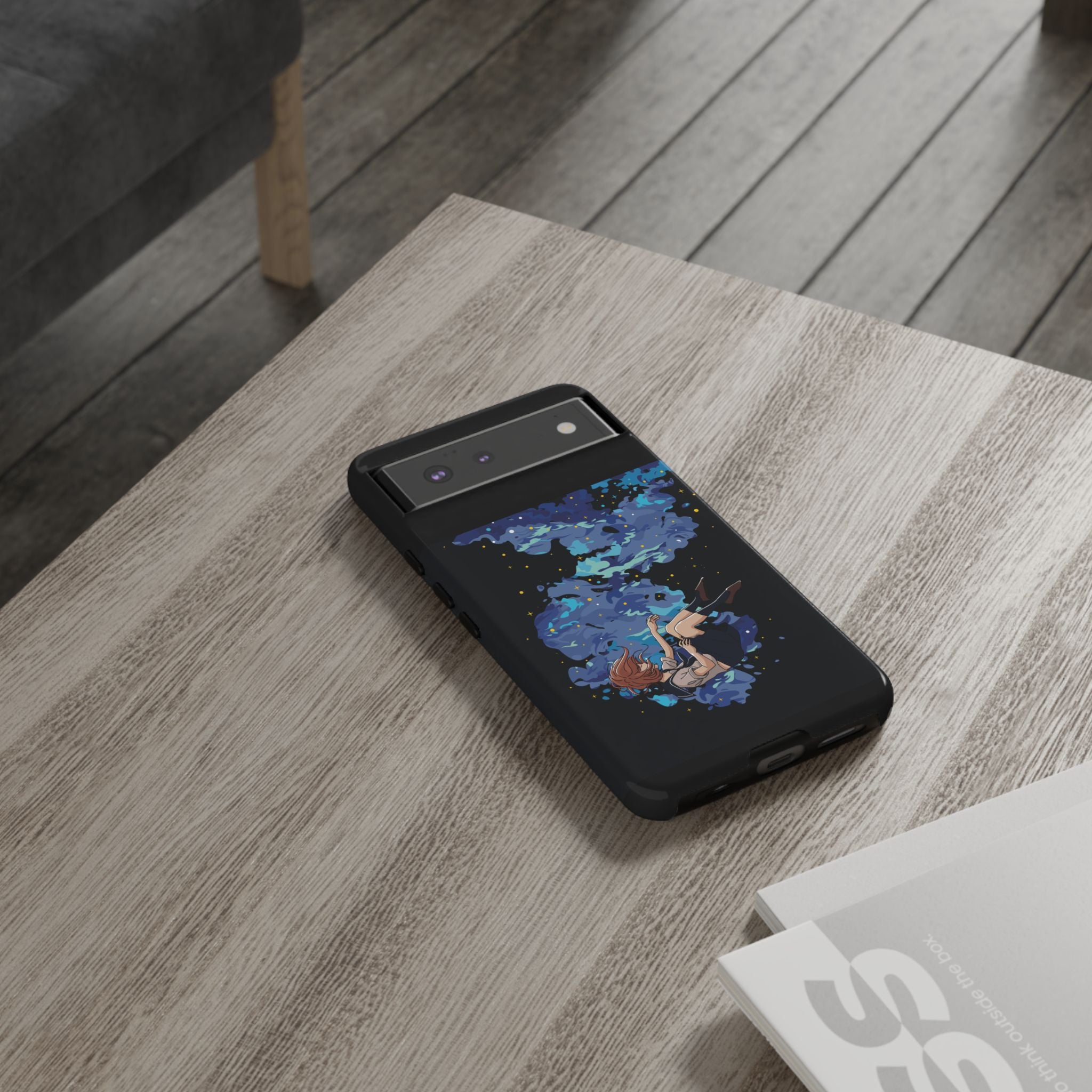 Tough Cases Phone Case - Artistic Galaxy Design, Cute Sleeve for Teens, Gift for Students, Unique Mobile Accessory, Trendy Tech Protection