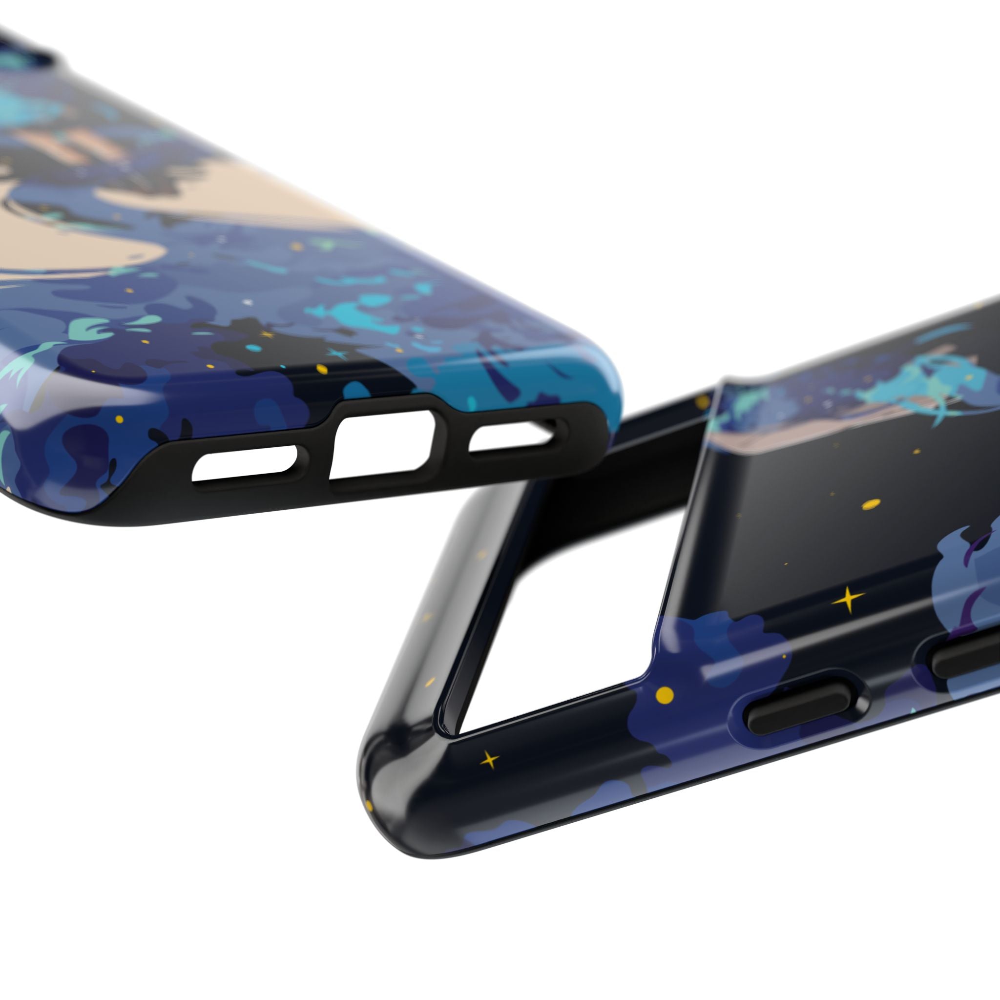 Galaxy-Inspired Phone Case, Celestial Design, Tough Phone Cover, Gift for Space Lovers, Artsy Accessories, Unique Merchandise