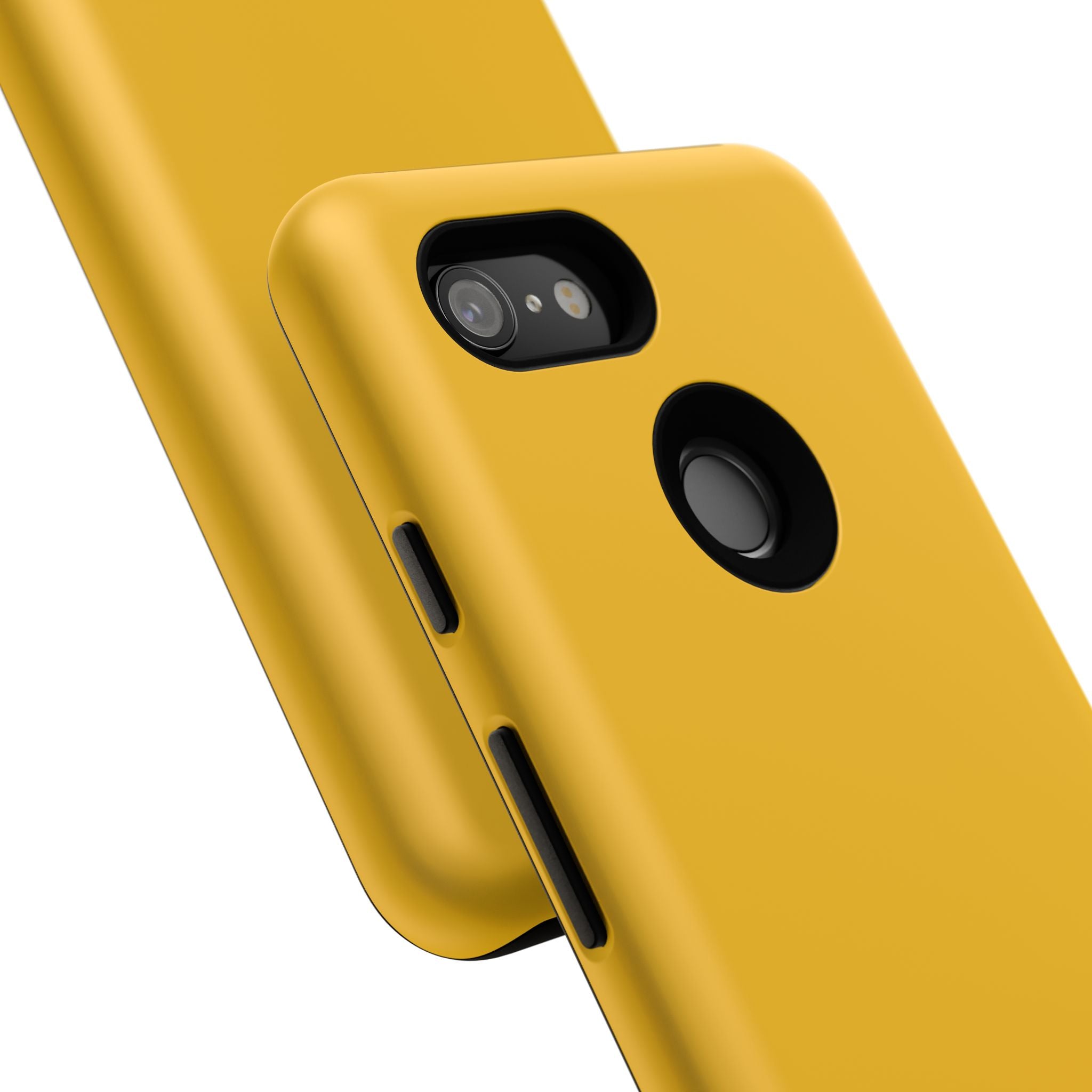 Motorcycle Phone Case, Tough Phone Cover, Gift for Bikers, Durable Tech Accessory, Yellow Motorcycle Design