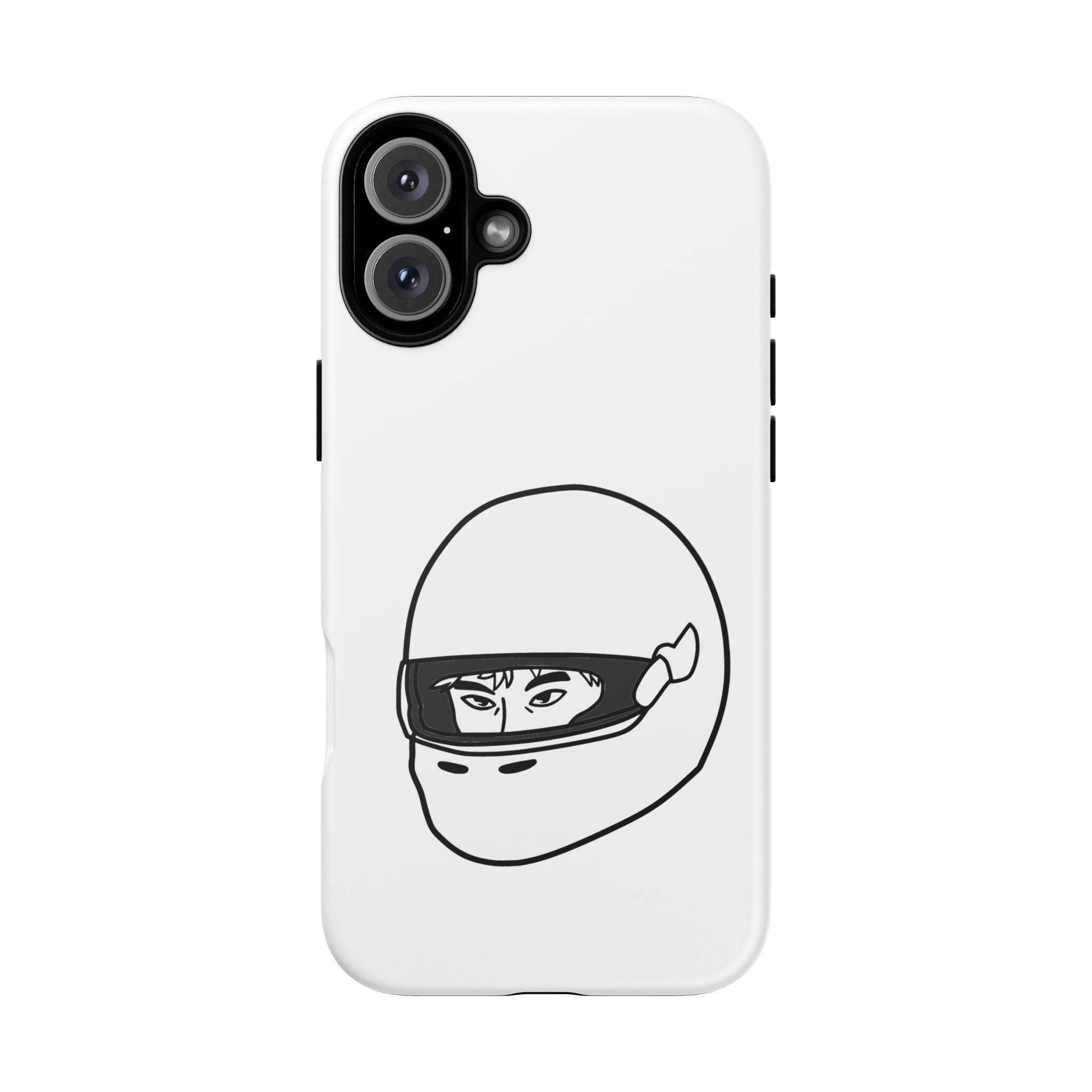 Stylish Phone Case with Racing Helmet Design | Tough Cases | Unique Gift, Motorcycle Enthusiast, Race Lover, Custom Accessory, Everyday Use