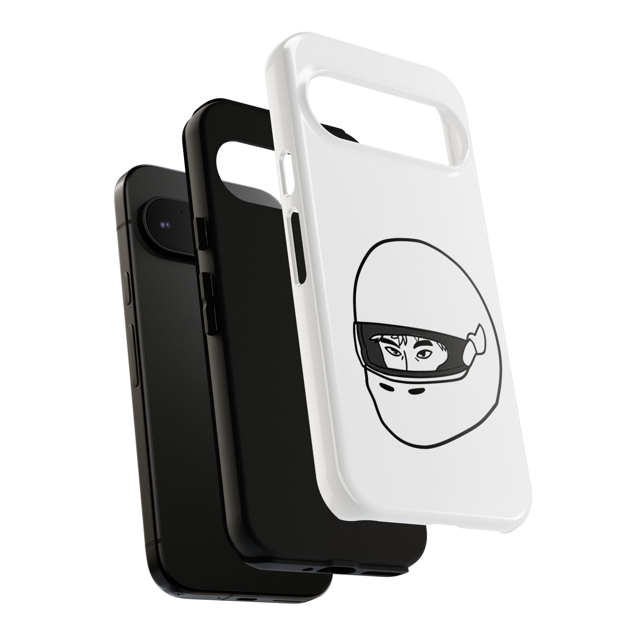Stylish Phone Case with Racing Helmet Design | Tough Cases | Unique Gift, Motorcycle Enthusiast, Race Lover, Custom Accessory, Everyday Use