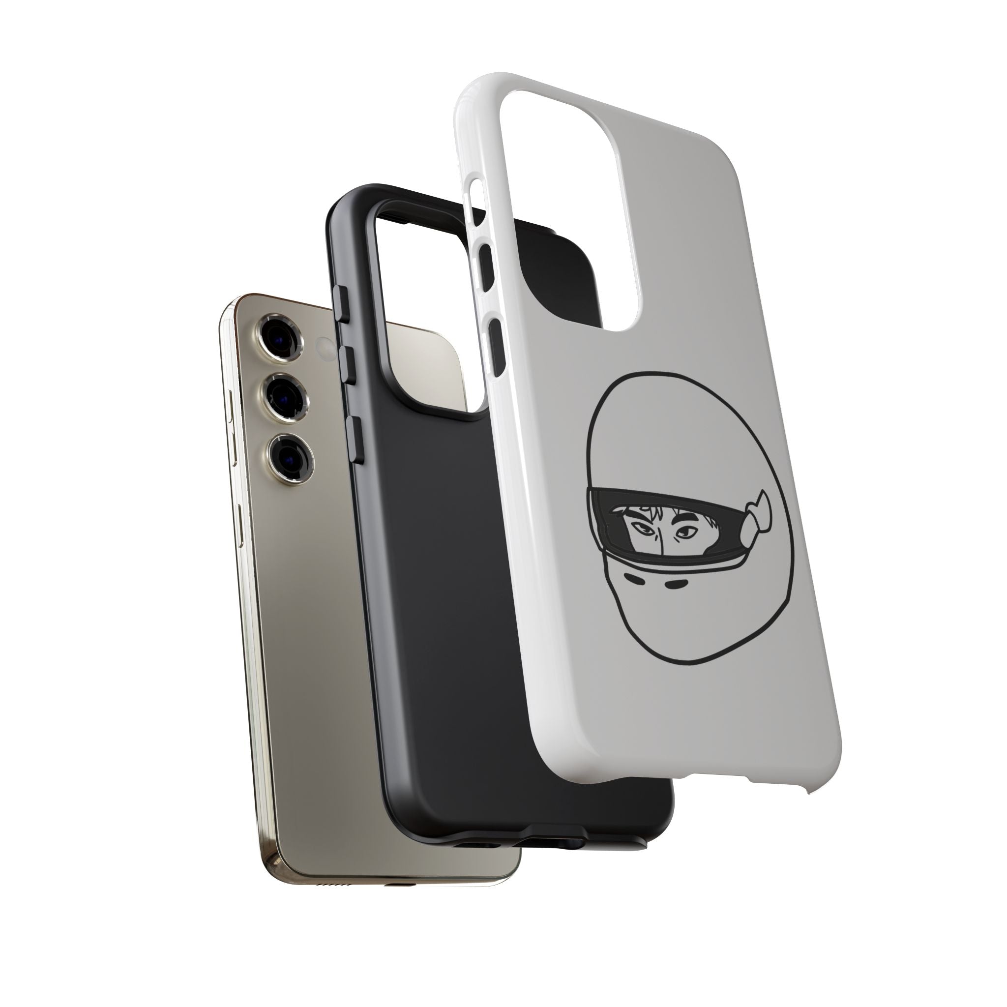 Stylish Phone Case with Racing Helmet Design | Tough Cases | Unique Gift, Motorcycle Enthusiast, Race Lover, Custom Accessory, Everyday Use
