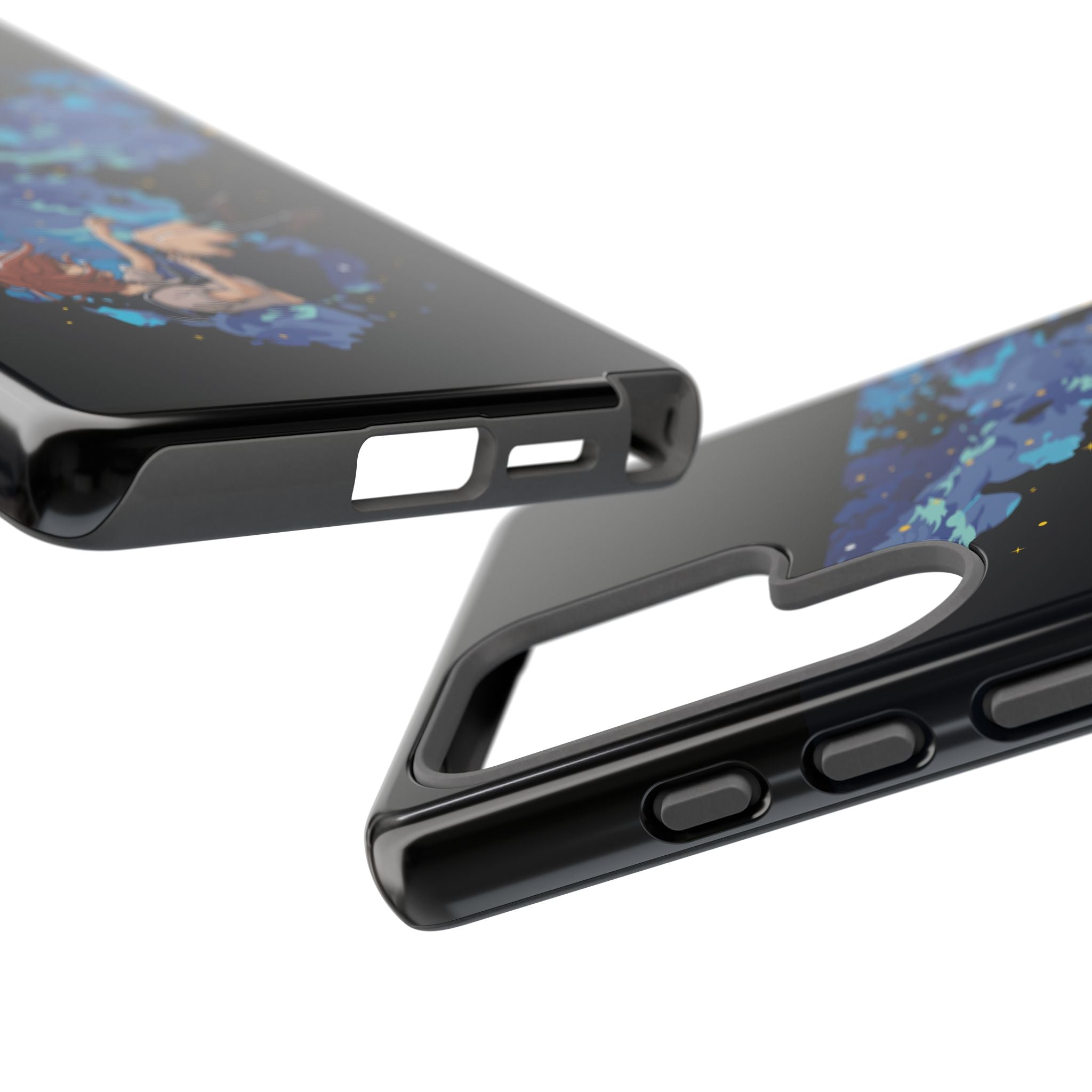 Tough Cases Phone Case - Artistic Galaxy Design, Cute Sleeve for Teens, Gift for Students, Unique Mobile Accessory, Trendy Tech Protection