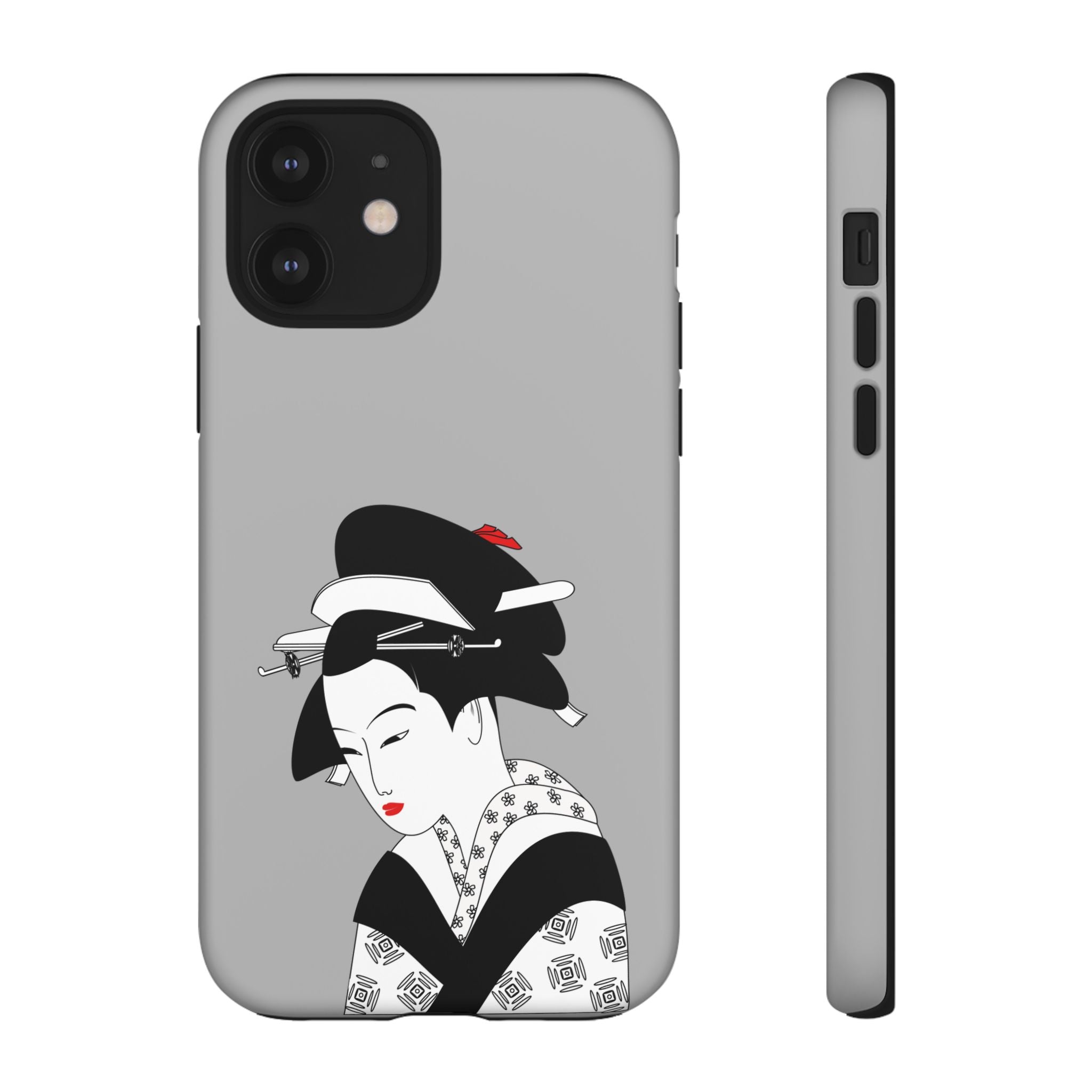 Stylish Phone Case with Japanese Geisha Design, Tough Phone Case, Cute Phone Cover, Japanese Art, Ethnic Style