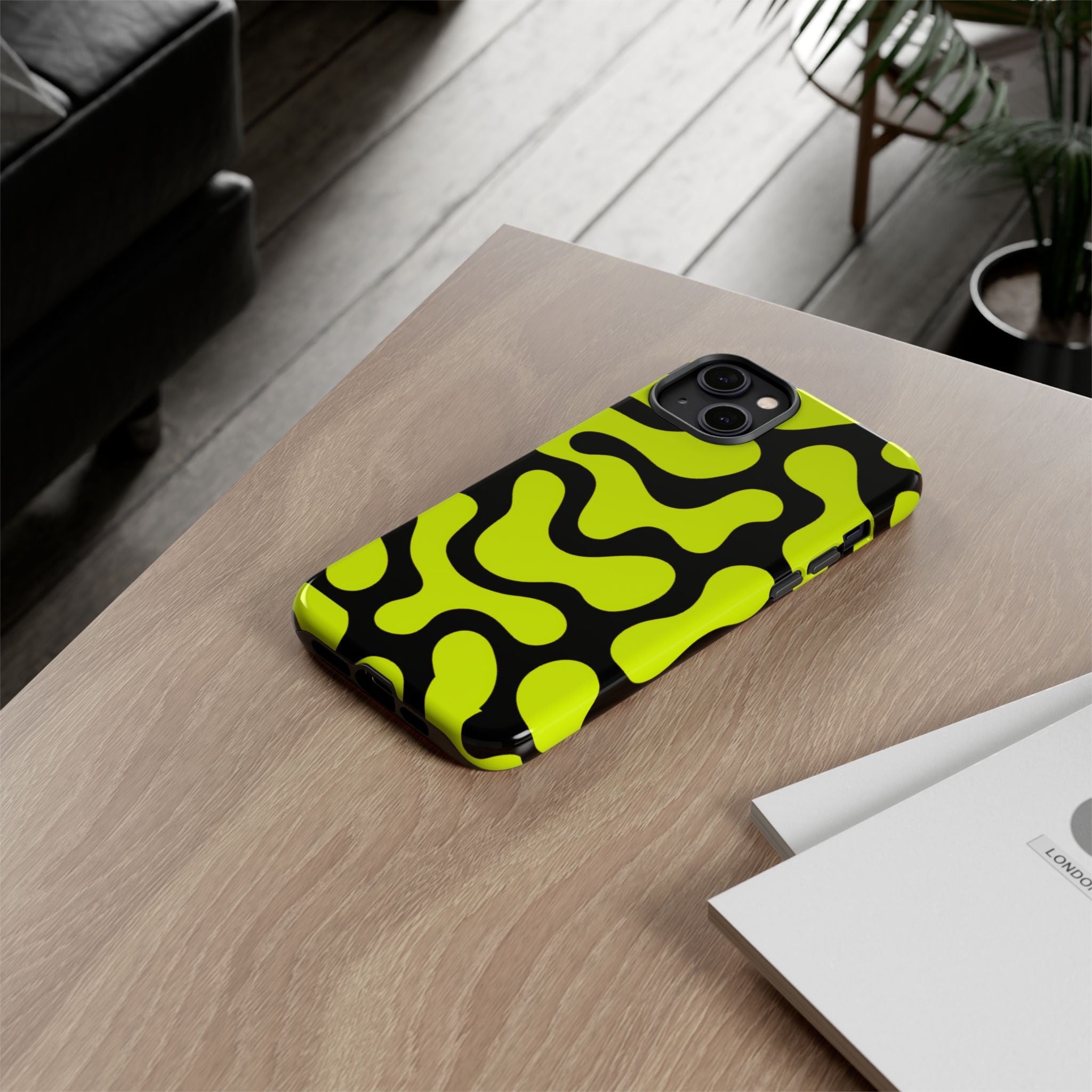 Bold Pattern Phone Case, Stylish Protective Cover, Unique Gift for Tech Lovers, Trendy Mobile Accessory, Rejuvenate Your Style
