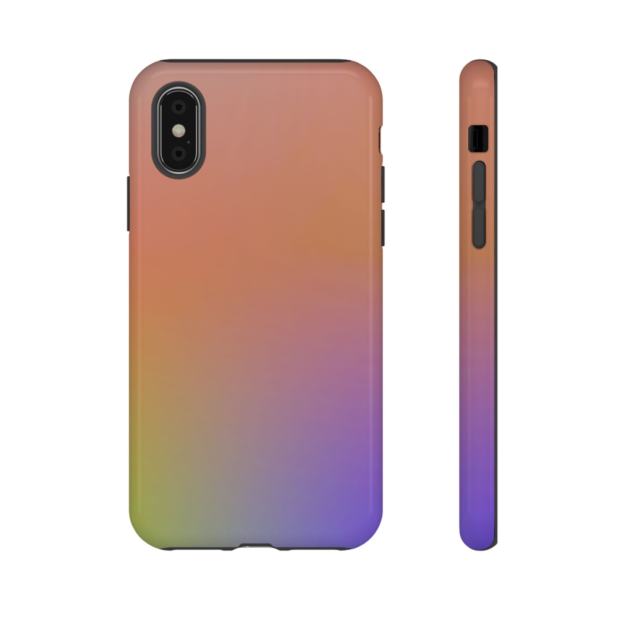 Colorful Gradient Phone Case, Tough Cases for iPhone, Customizable Phone Cover, Trendy Tech Accessory, Gift for Tech Lovers