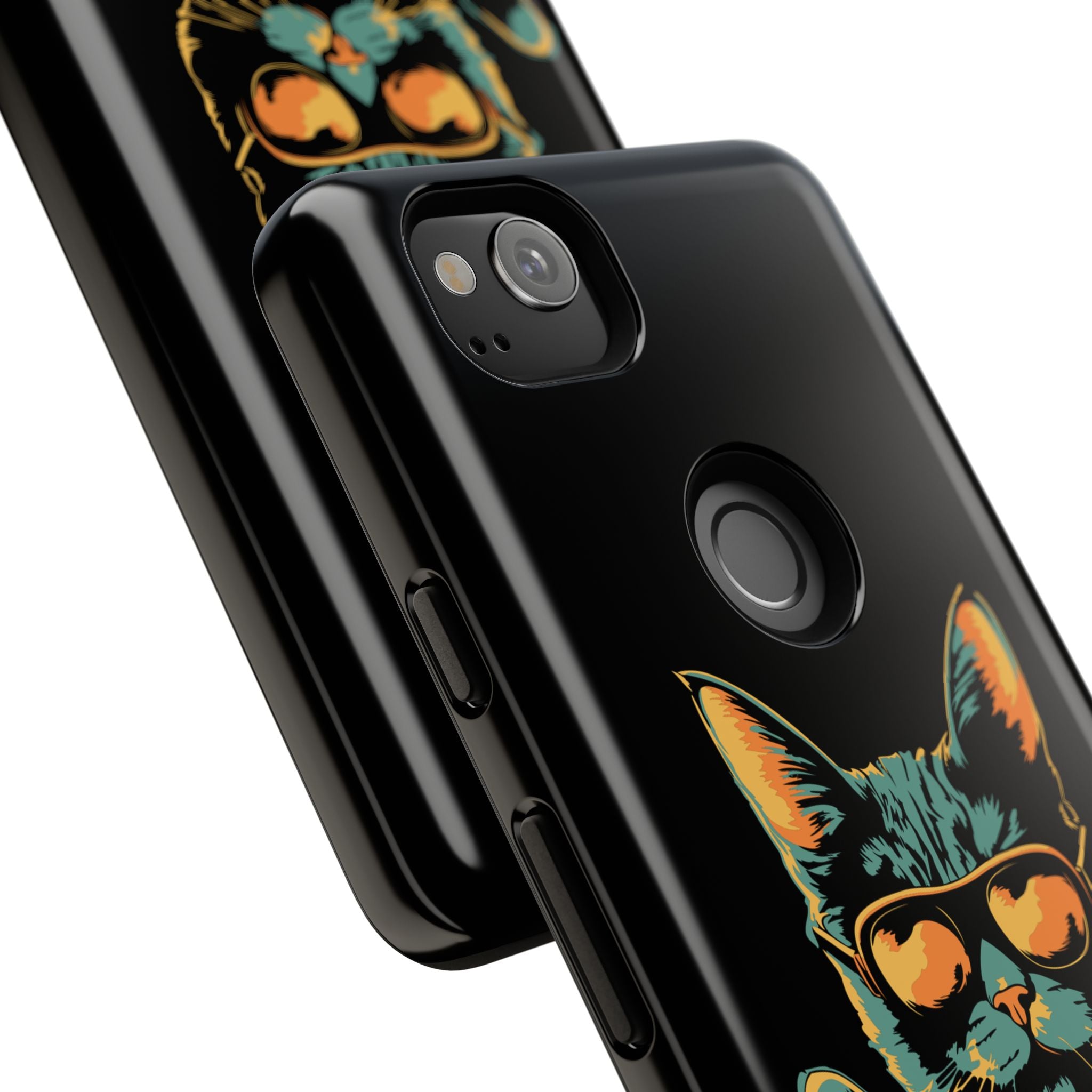 Cool Cat Phone Case, Stylish Phone Cover, Pet Lover Gift, Cute Cat Design, Fun Cat Accessories