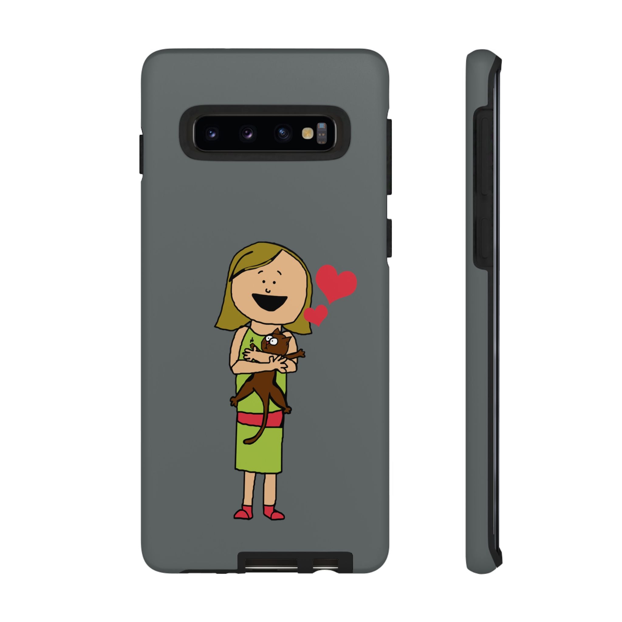 Pet Lover's Phone Case, Cute Animal Phone Cover, Gift for Dog Lovers, Cartoon Design, Fun Smartphone Accessory