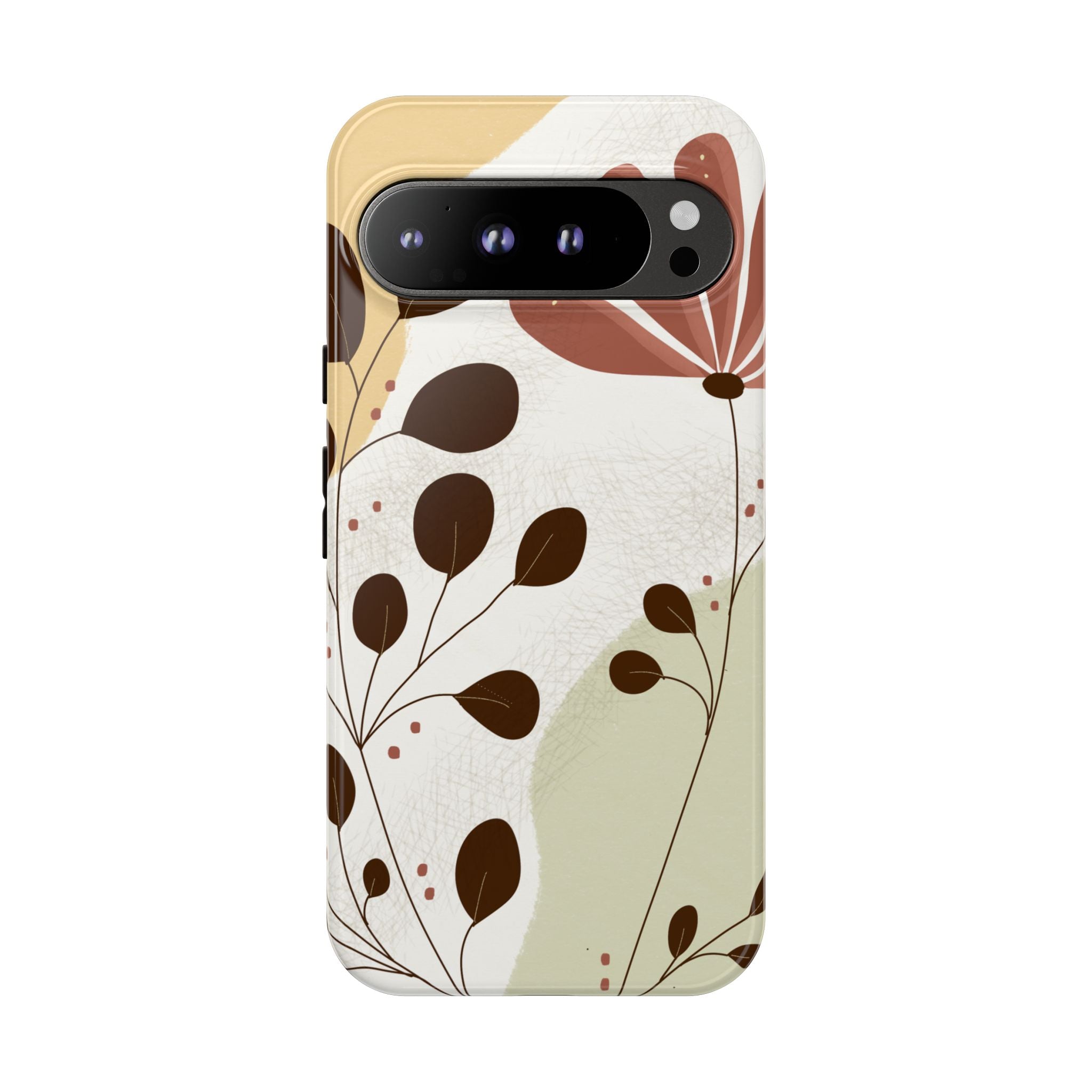 Floral Phone Case - Stylish Tough Cases for Women, Trendy Phone Cover, Gift for Her, Birthday Present, Everyday Use