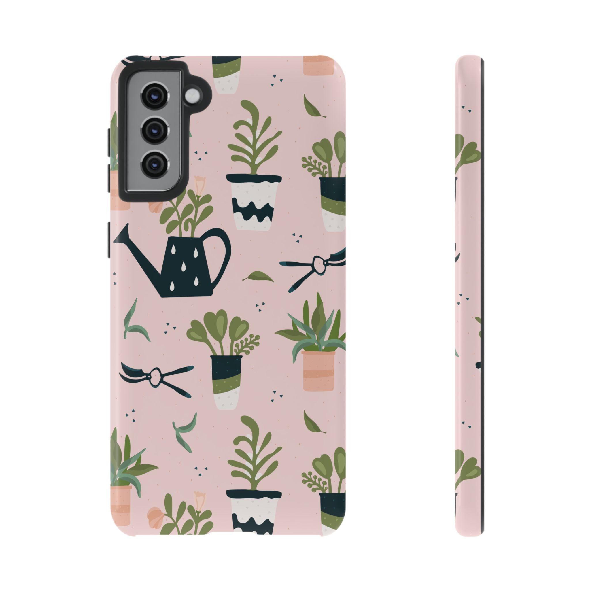 Floral Phone Case, Cute Plant Lover Case, Gift for Gardeners, Phone Cover, Green Thumb Accessories, Mother's Day Gift