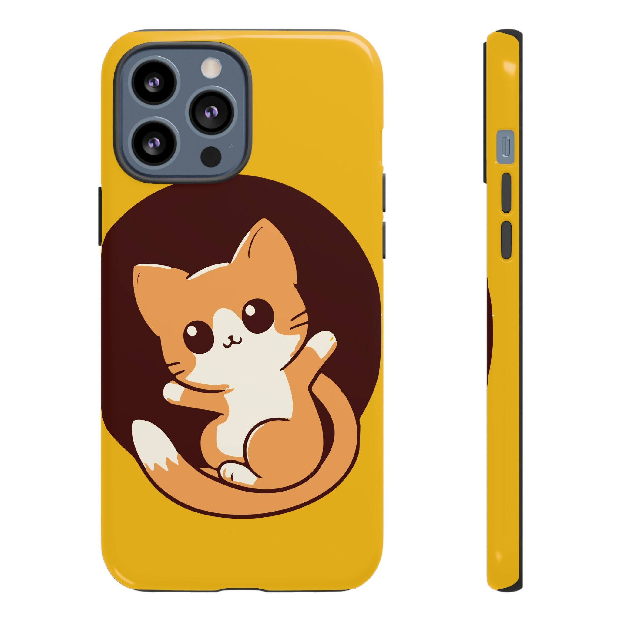 Cute Cat Phone Case | Tough Cases for Cat Lovers, Animal Design, Fun Gift, Unique Case, Durable Protection